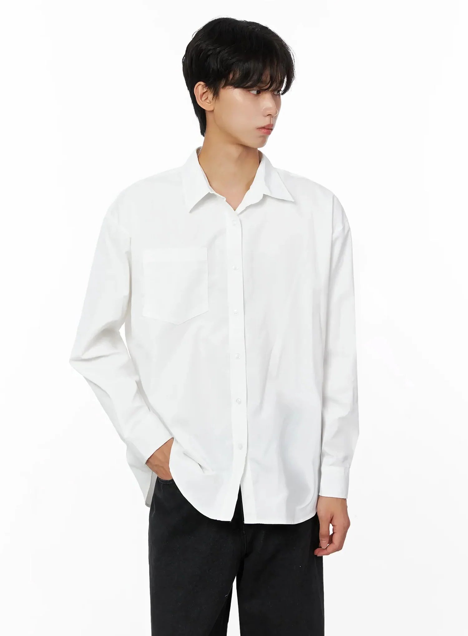 Men's Classic Button-Up Shirt IO517