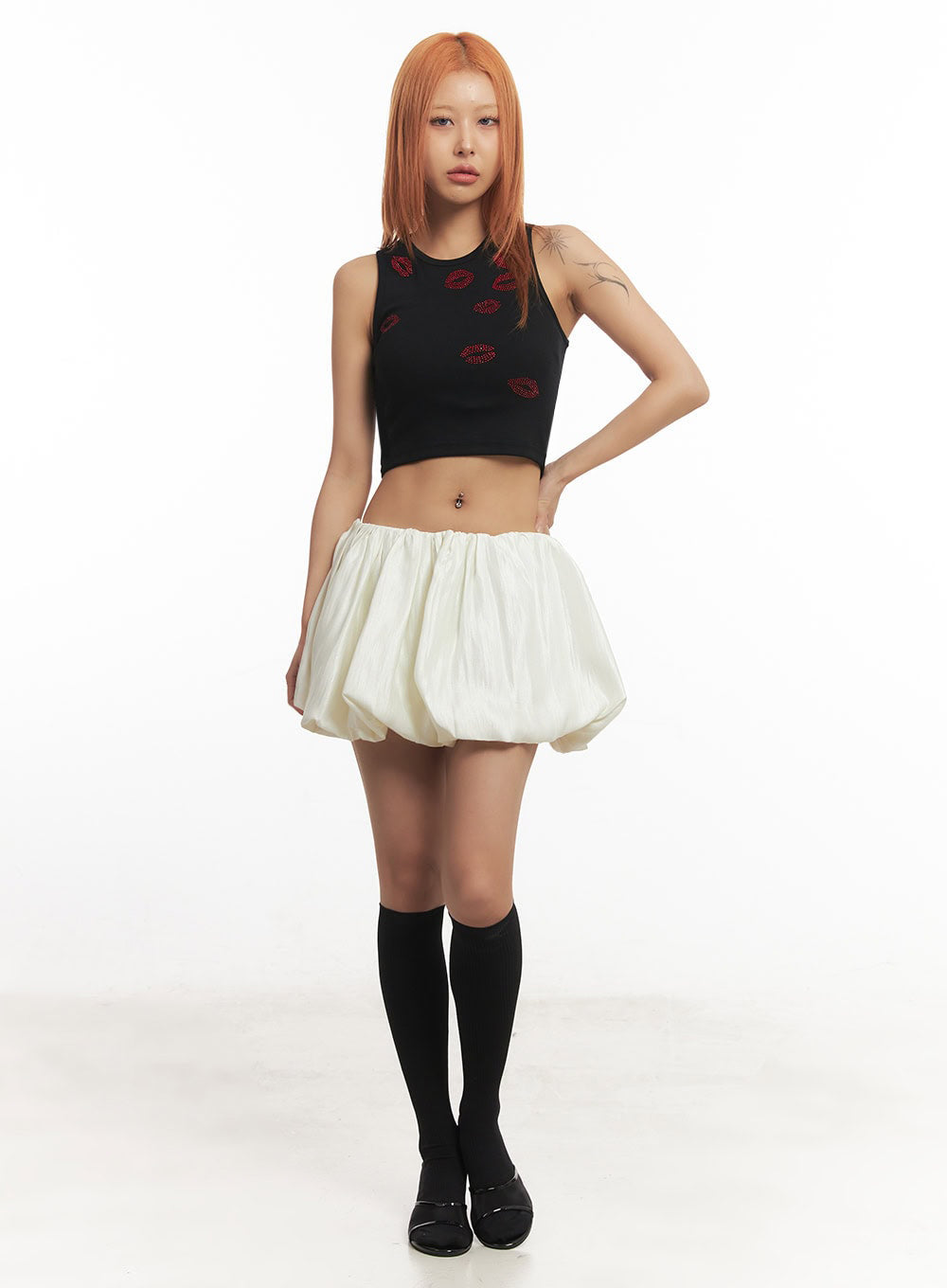 Kiss Graphic Sleeveless Top IA515