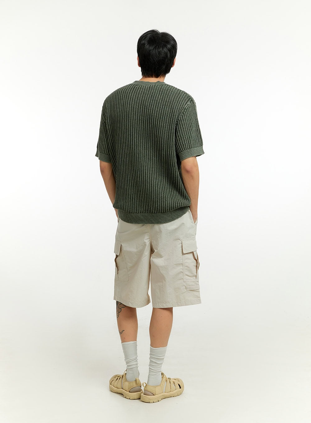 Men's Knit Sweater T-Shirt IL412