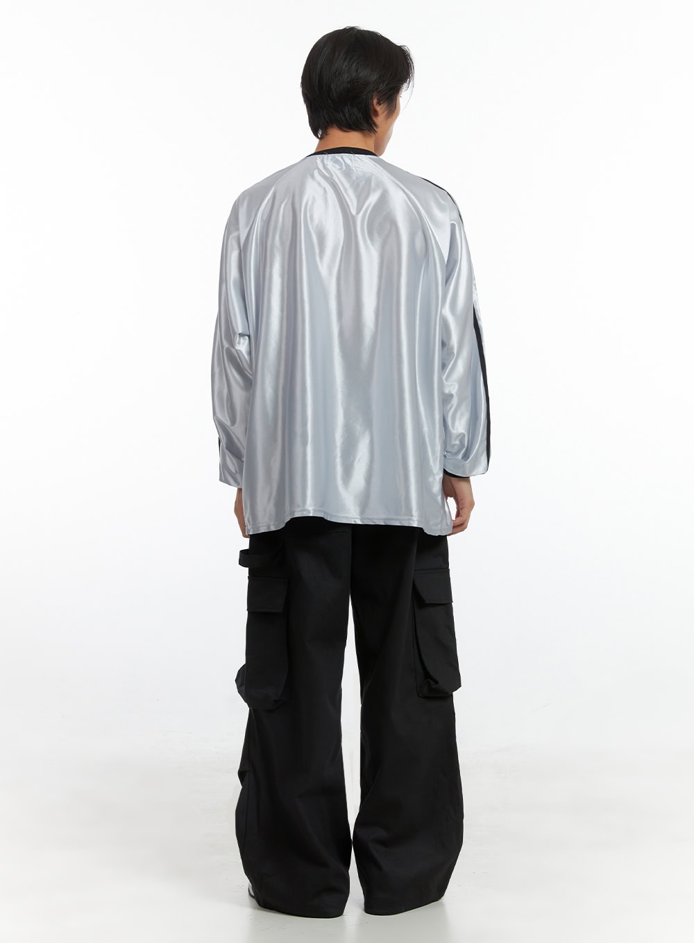 Men's Graphic Jersey Long Sleeve T-Shirt IO402