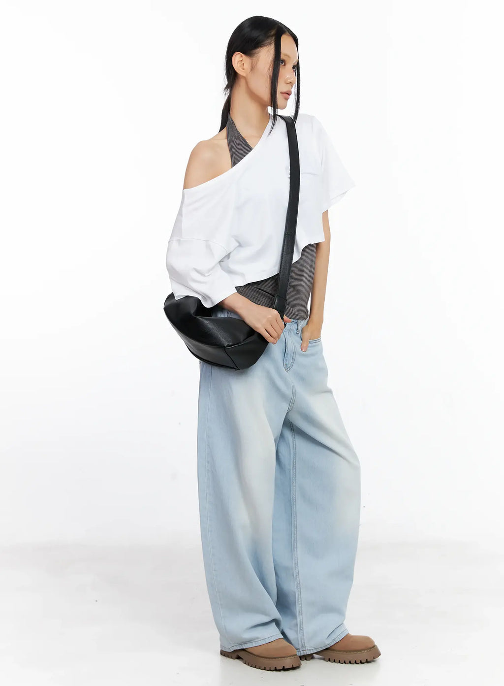 Striped Layered Tank and Tee Set CL529