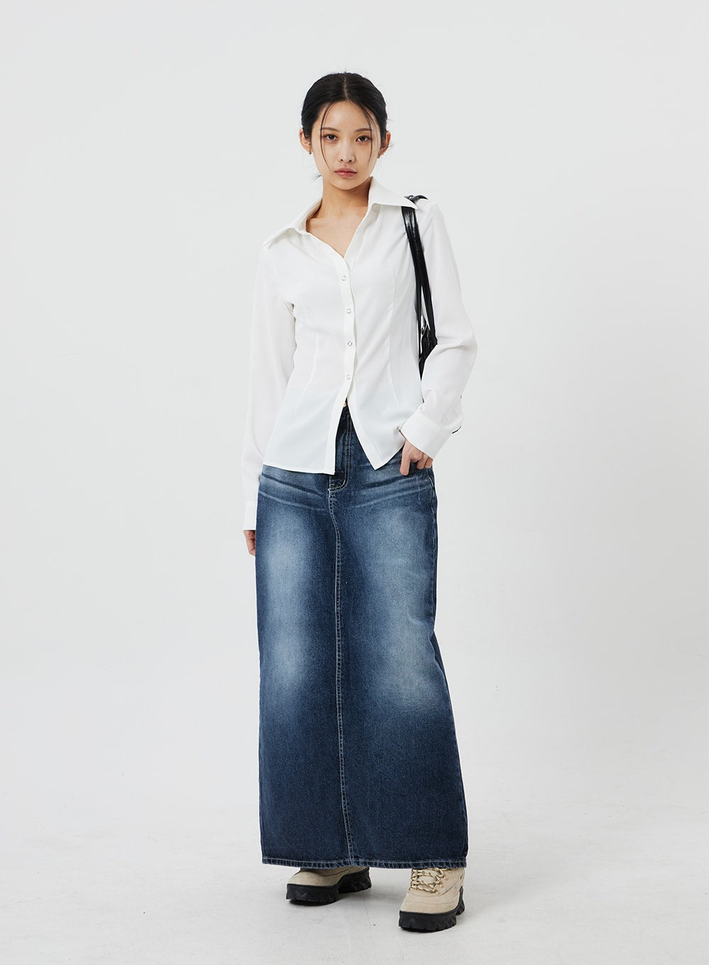 Snap Button Blouse CF321