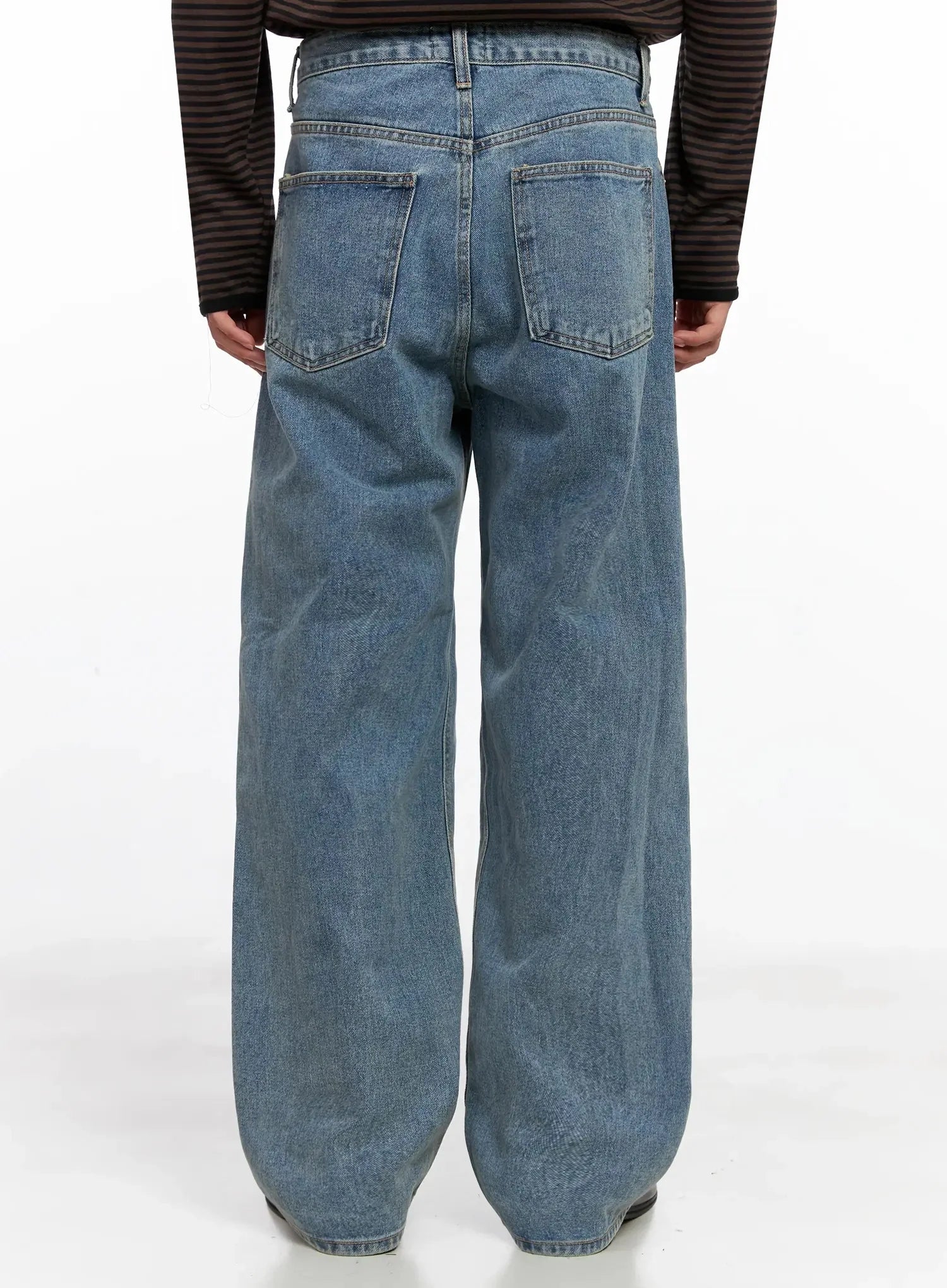 Men's Classic Blue Denim Jeans IO517