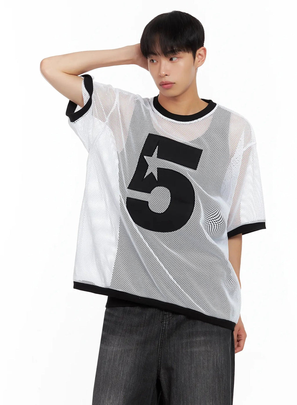 Men's Mesh Star Jersey Tee IL516