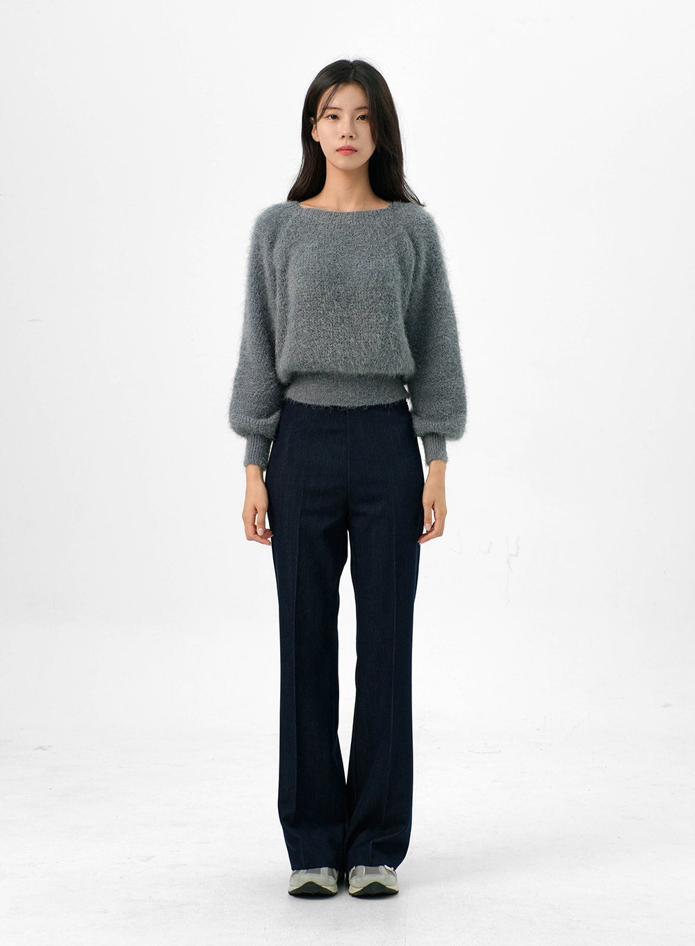 Fuzzy Off-Shoulder Sweater OG327