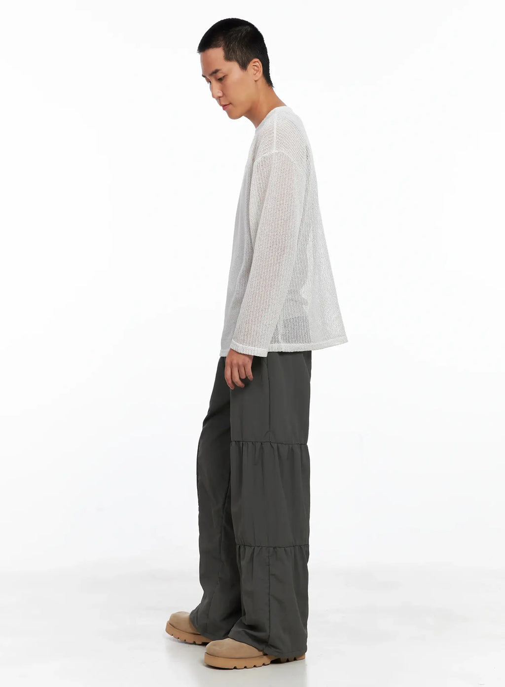 Men's Sheer Knit Long Sleeve IS510