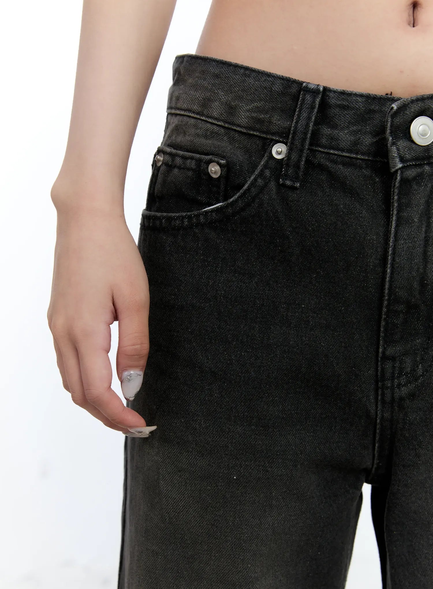 Eunhee Wide-Leg Flare Denim Jeans CL530