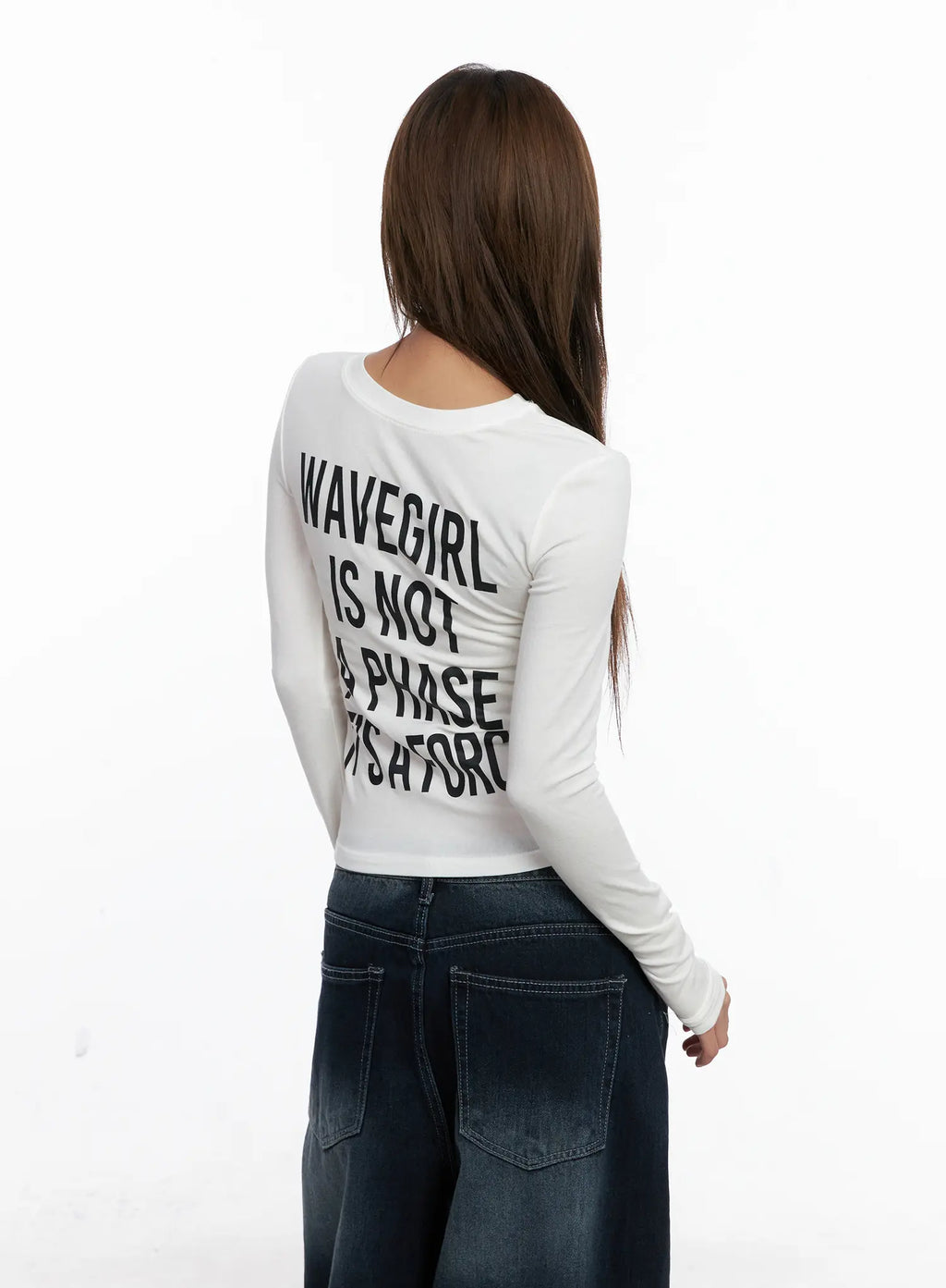 Casual Graphic Long Sleeve Tee CS522