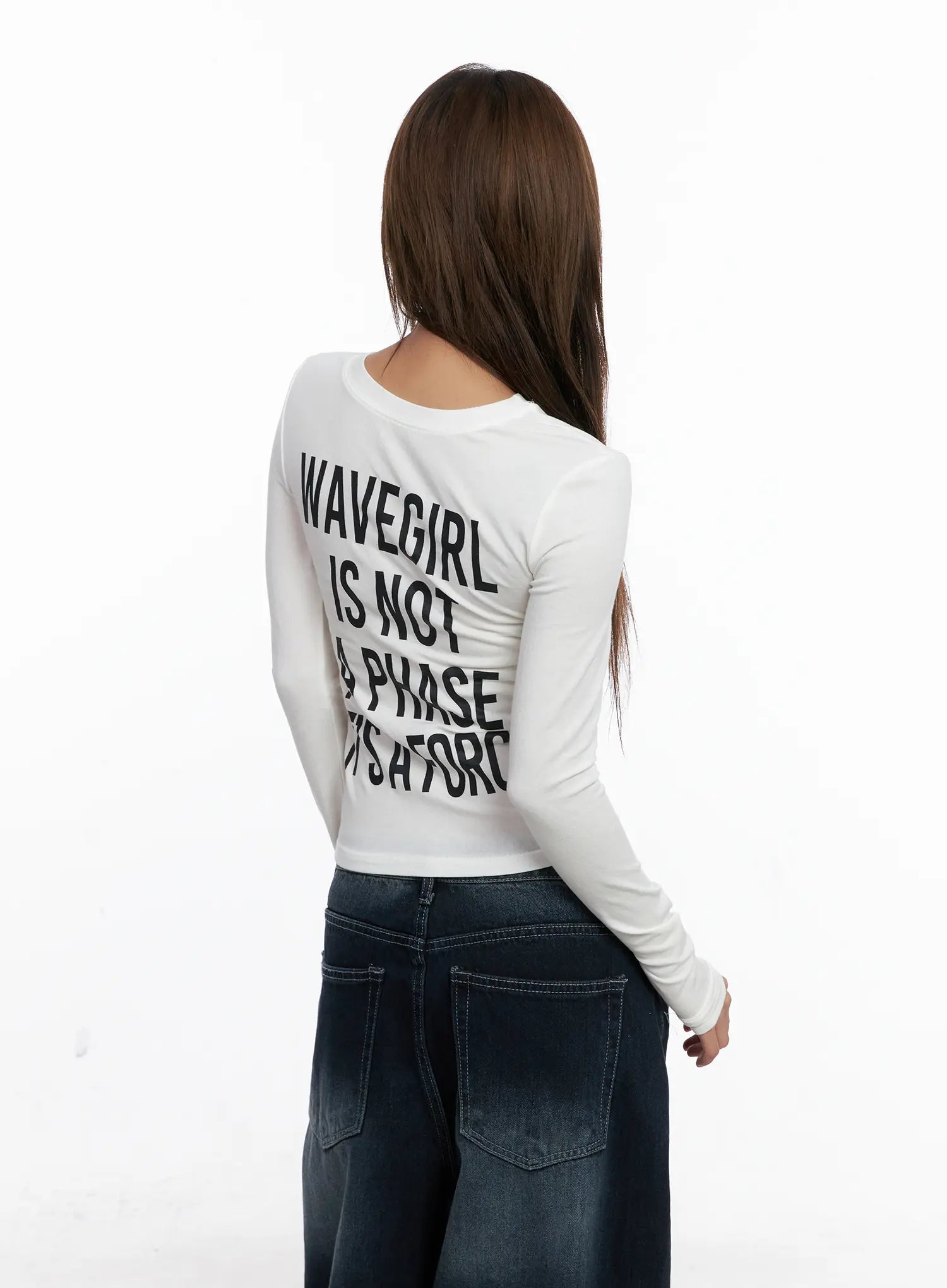 Casual Graphic Long Sleeve Tee CS522