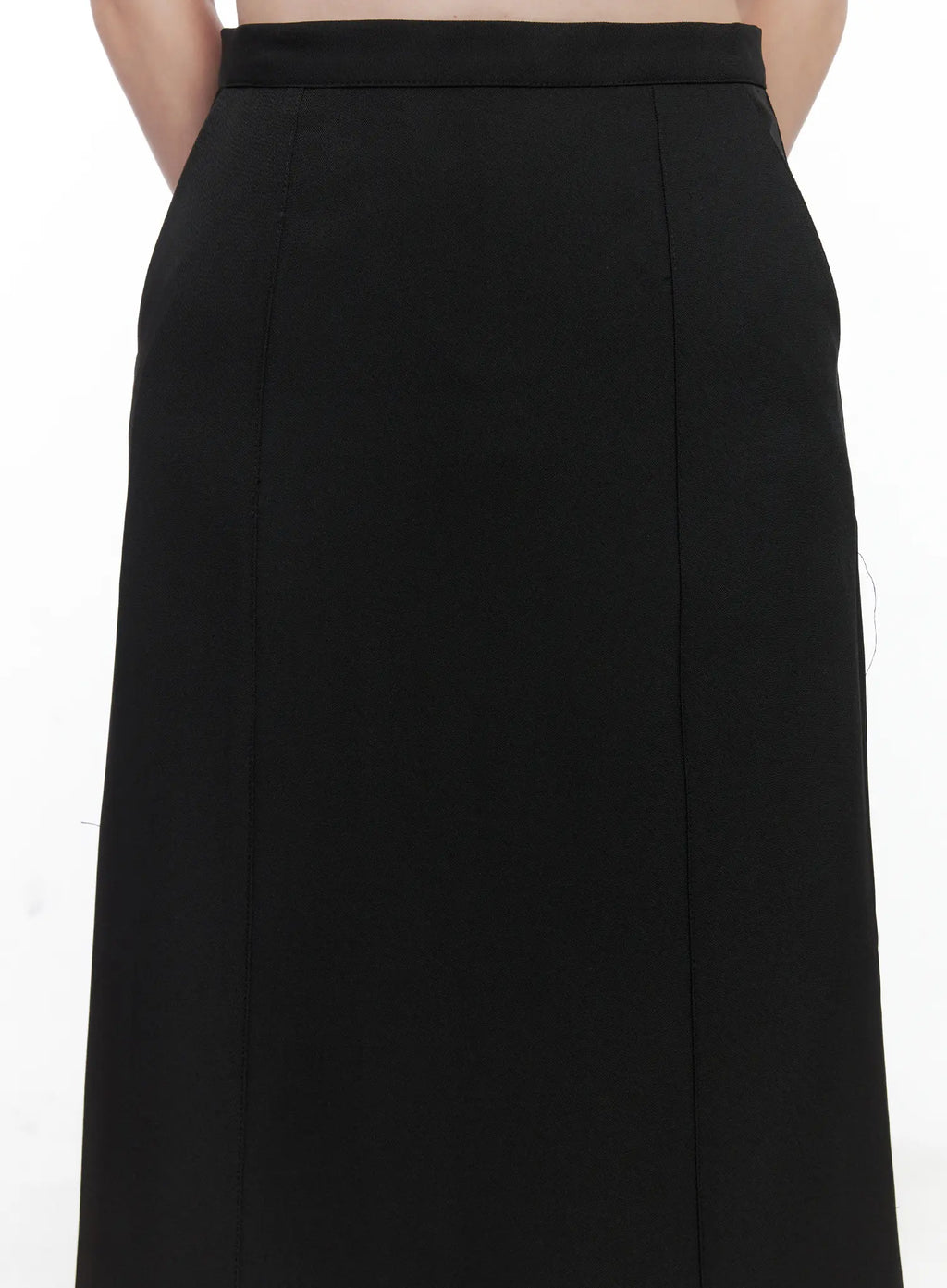 Elegant High-Slit Midi Skirt CO506