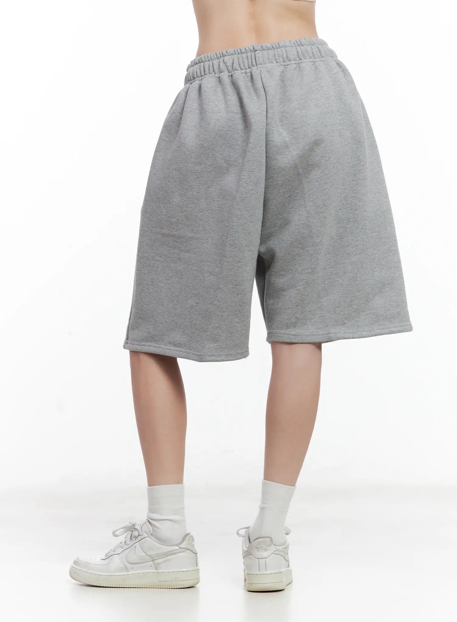 Graphic Print Bermuda Sweatshorts CL501