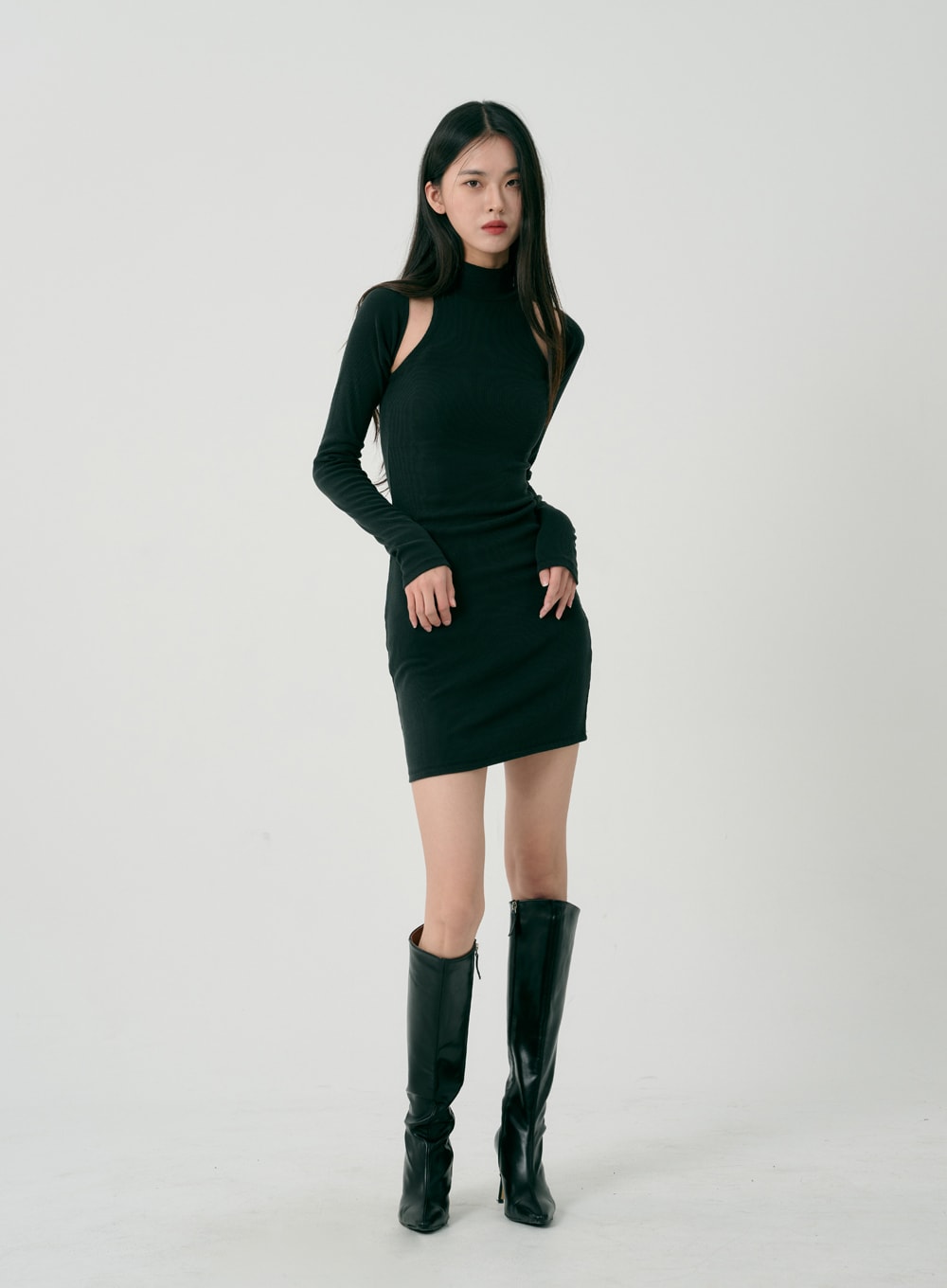 Bolero And Sleeveless Mini Dress Set ID07