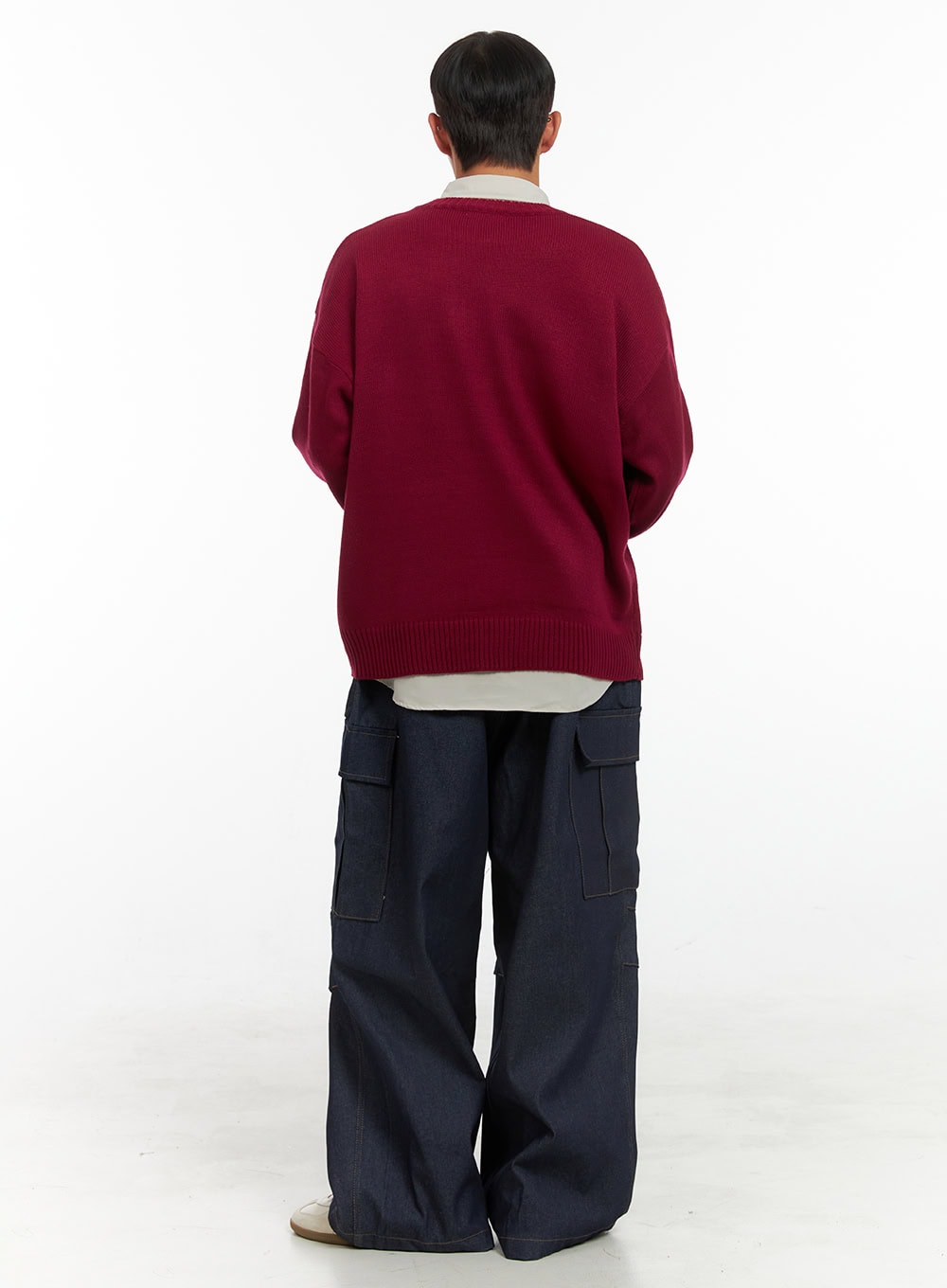 Men's Denim Cargo Stitch Jeans IS420