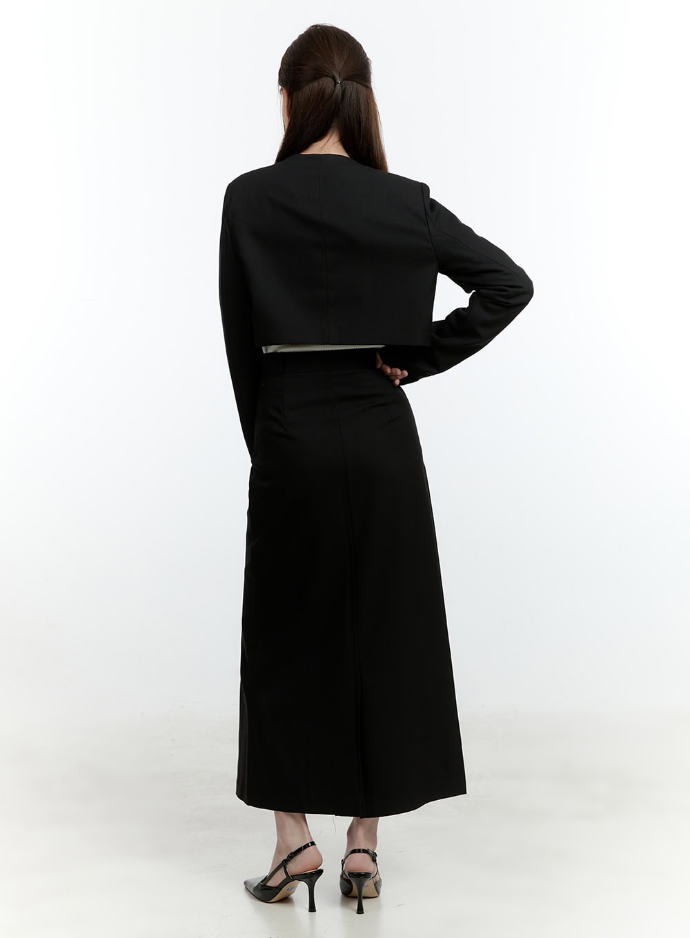 Ribbon-Tie Bolero Cardigan CF504