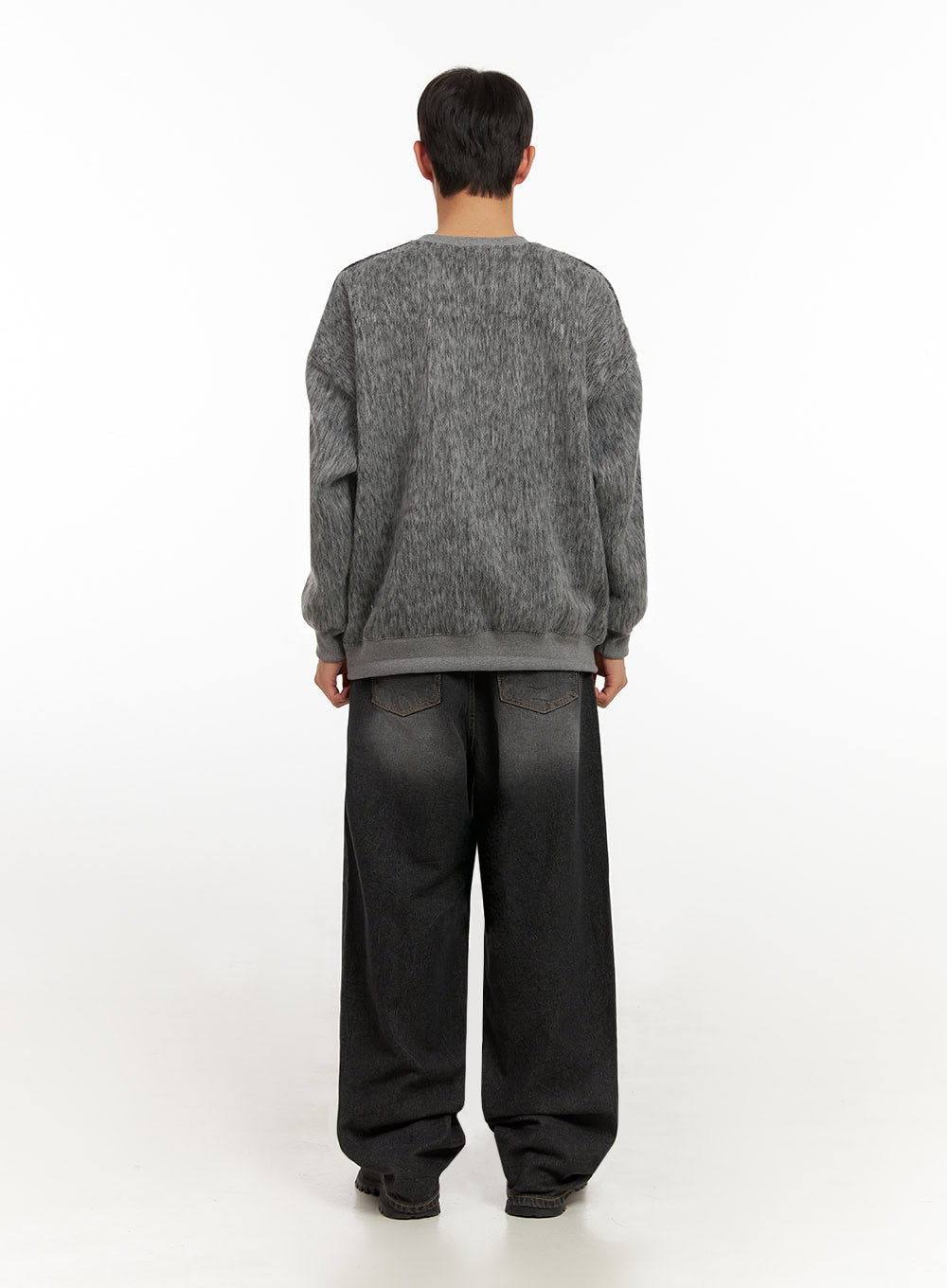 Men's Soft Wool Long Sleeve Pullover ID413