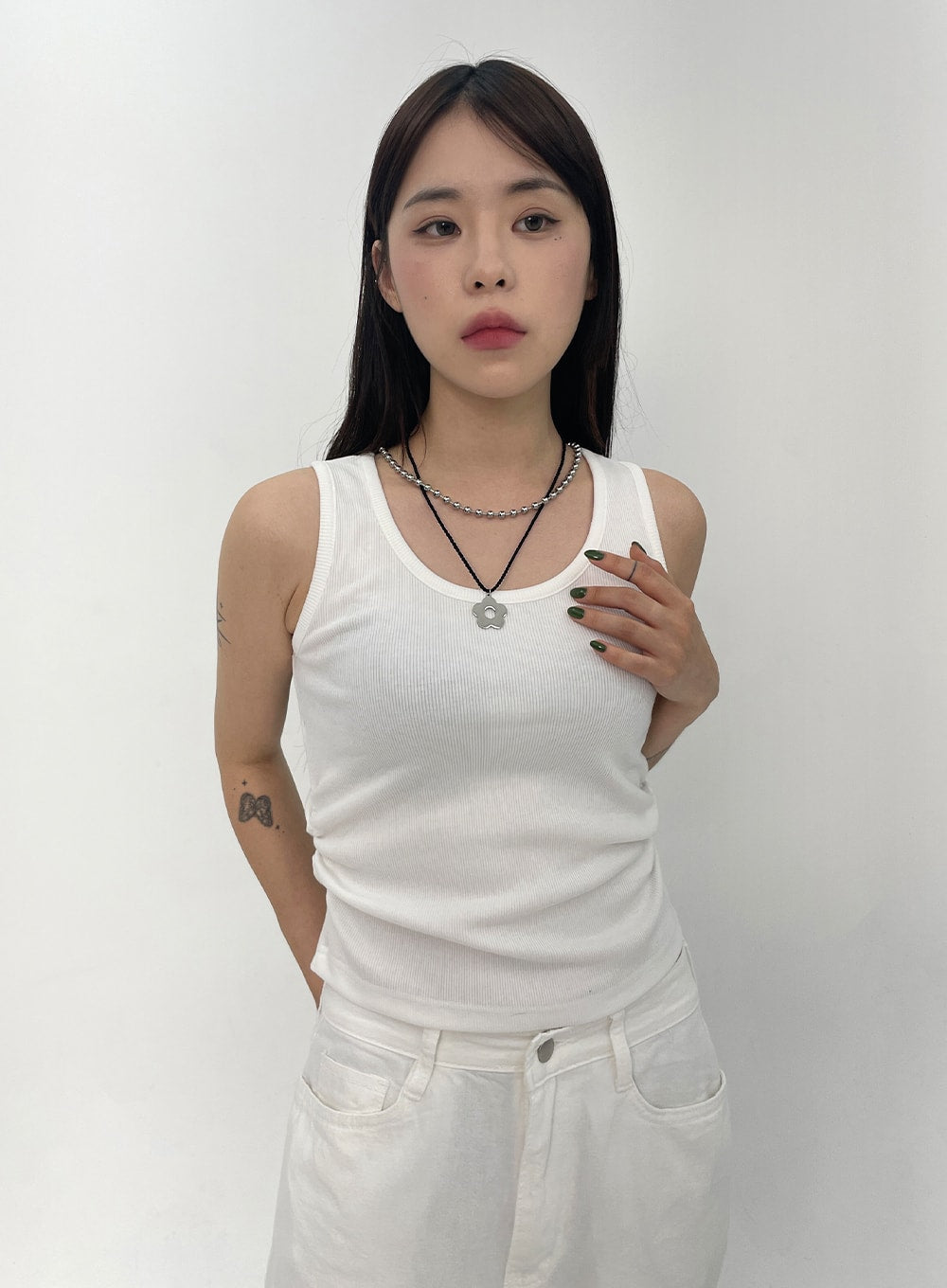 Round Beads Chain Necklace CL331