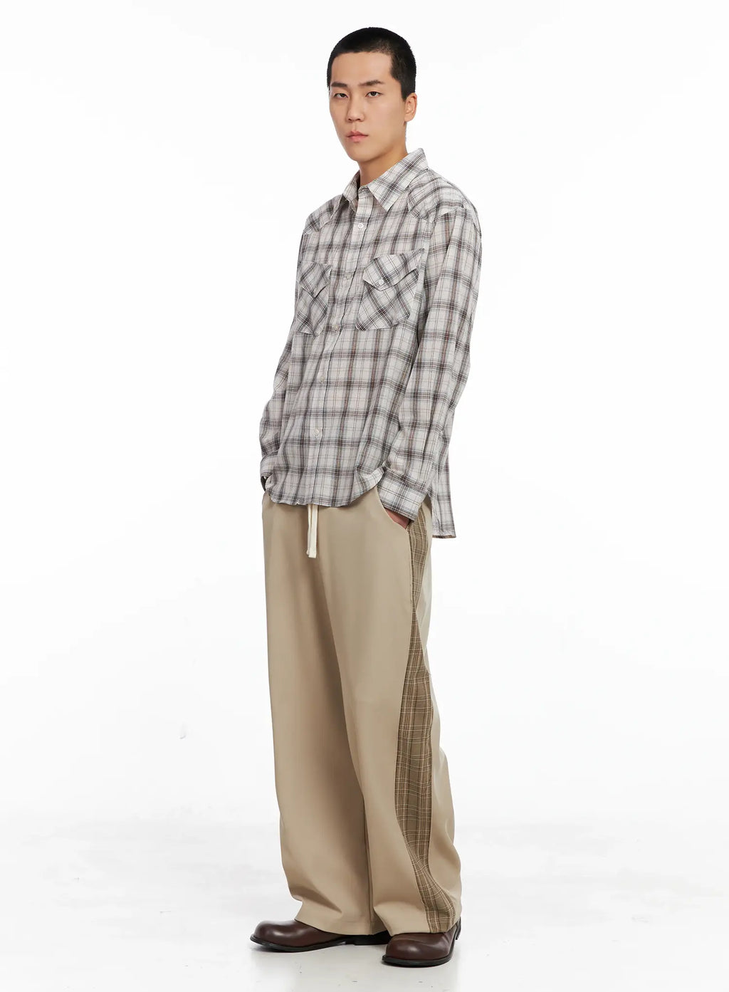 Men's Plaid Shirt IG529