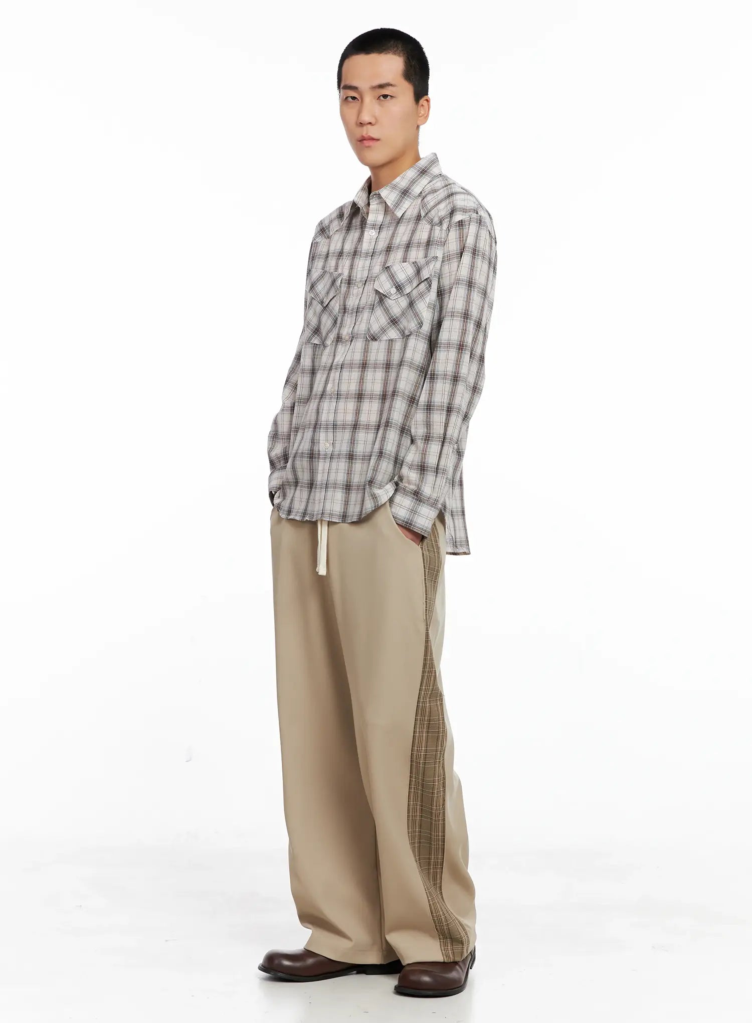 Men's Plaid Shirt IG529