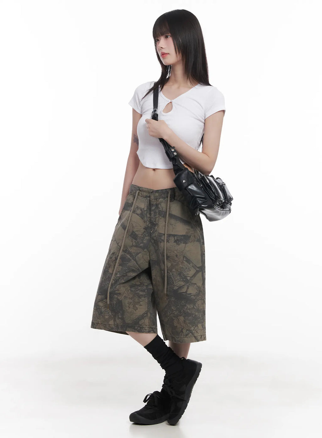 Cut-Out Crop Tee CU520