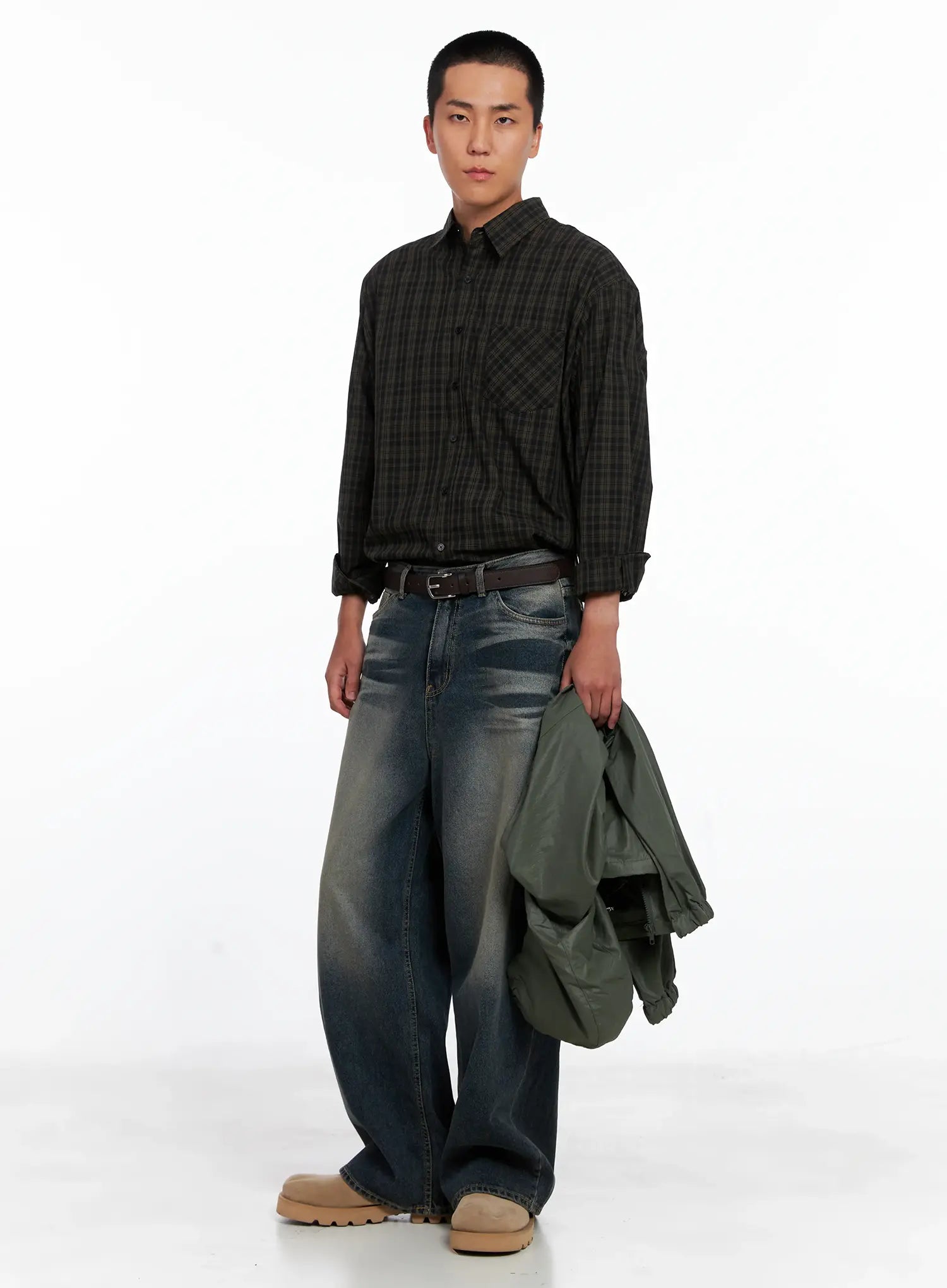 Men's Glossy Windbreaker IS510