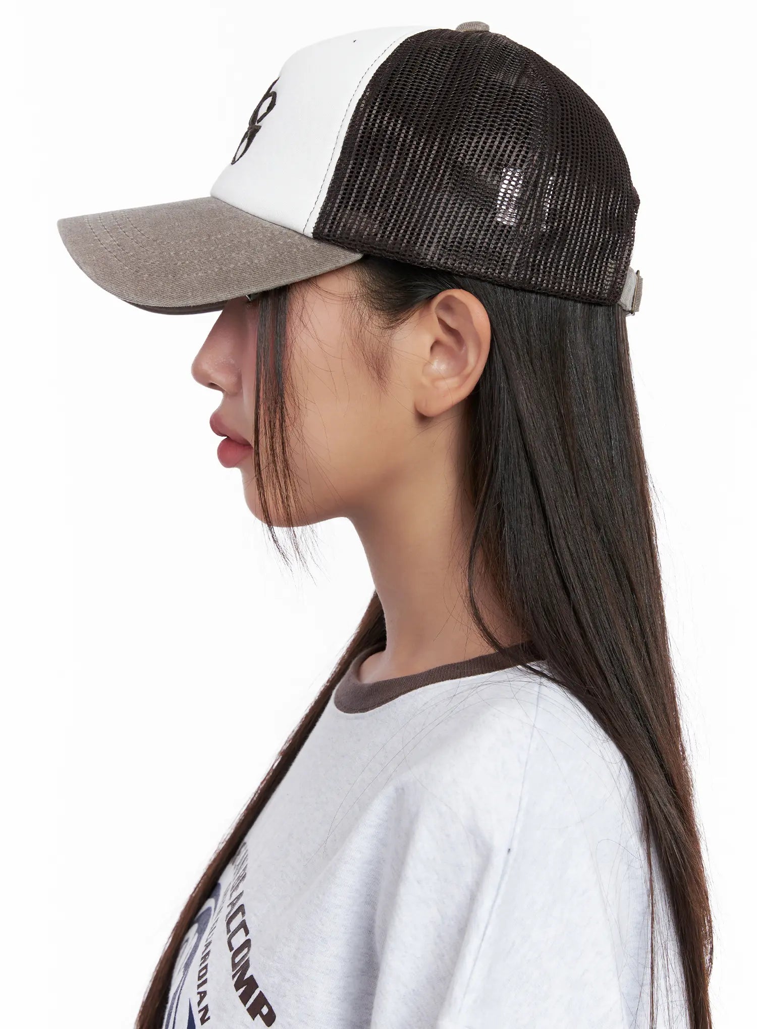 Embroidered Mesh Trucker Cap CL522