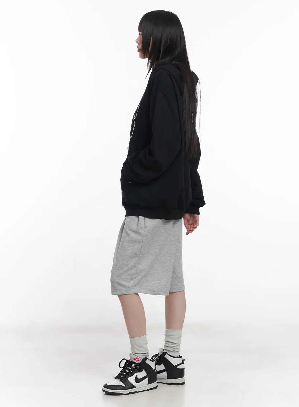 "88" Oversized Zip-Up Hoodie CU519
