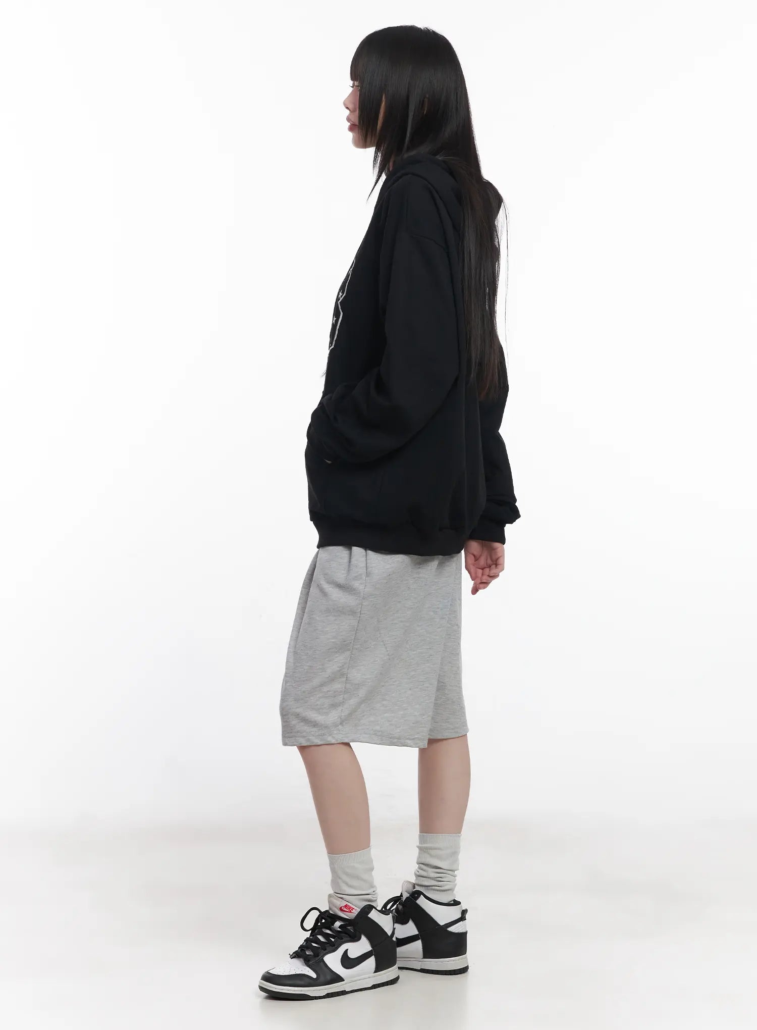 "88" Oversized Zip-Up Hoodie CU519