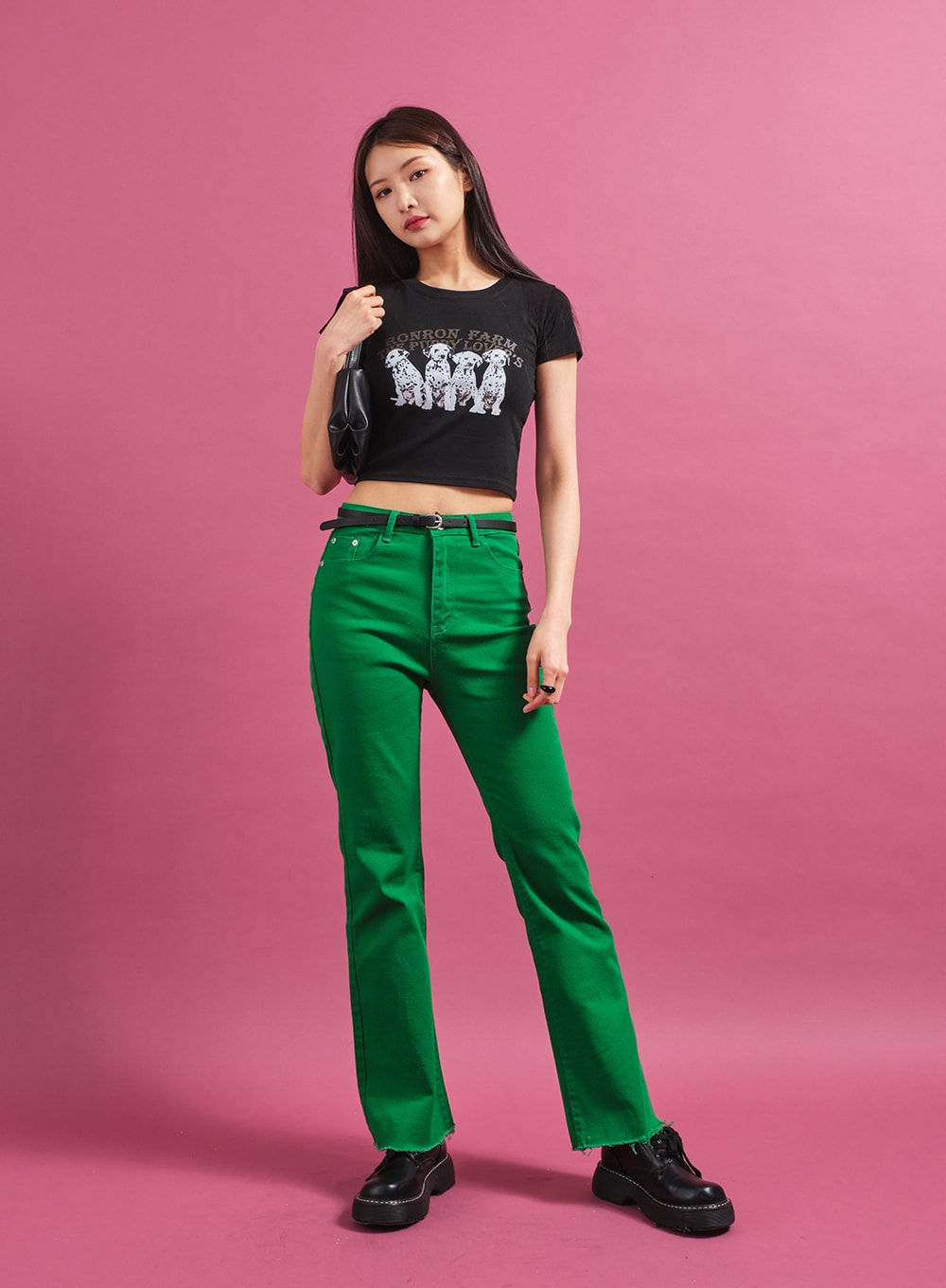 Dalmation Crop T-Shirt CY17