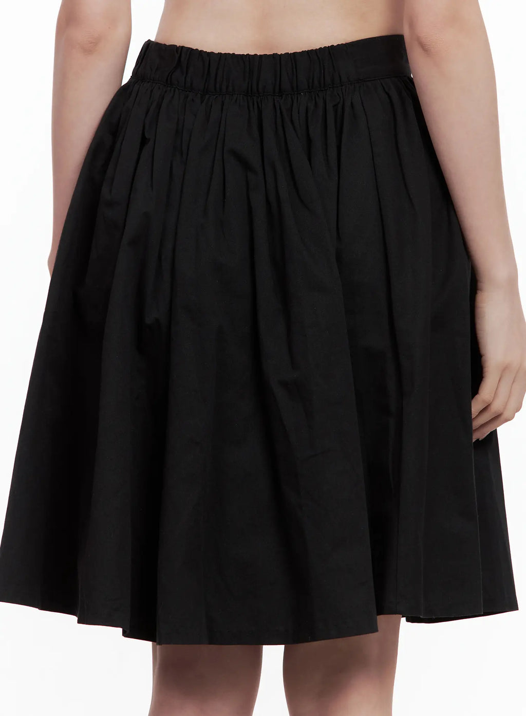 Classic Black Midi Skirt CL502