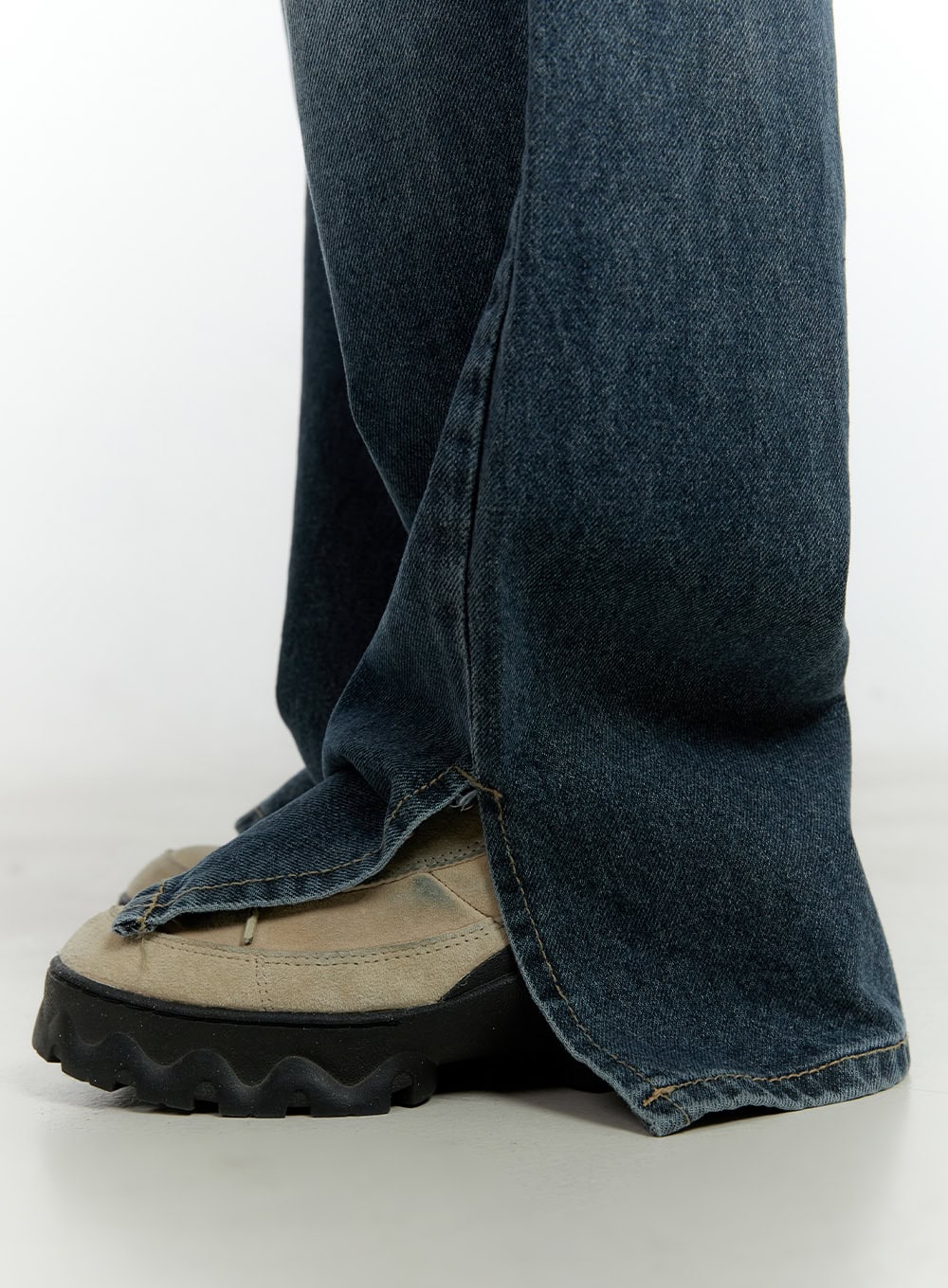 Donna Washed Wide-Leg Jeans CF507