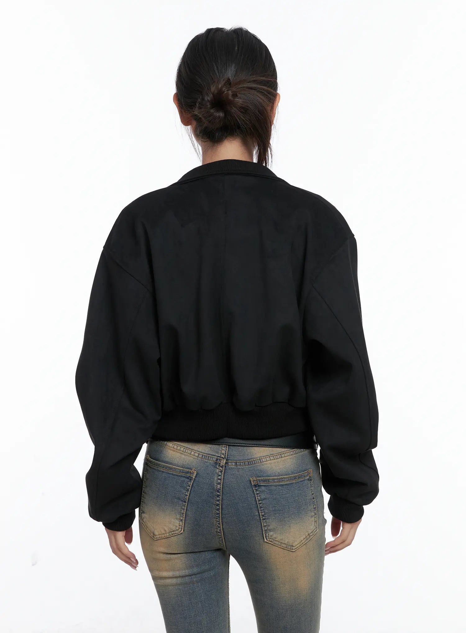 Suede Two-Way Zip Jacket CS502