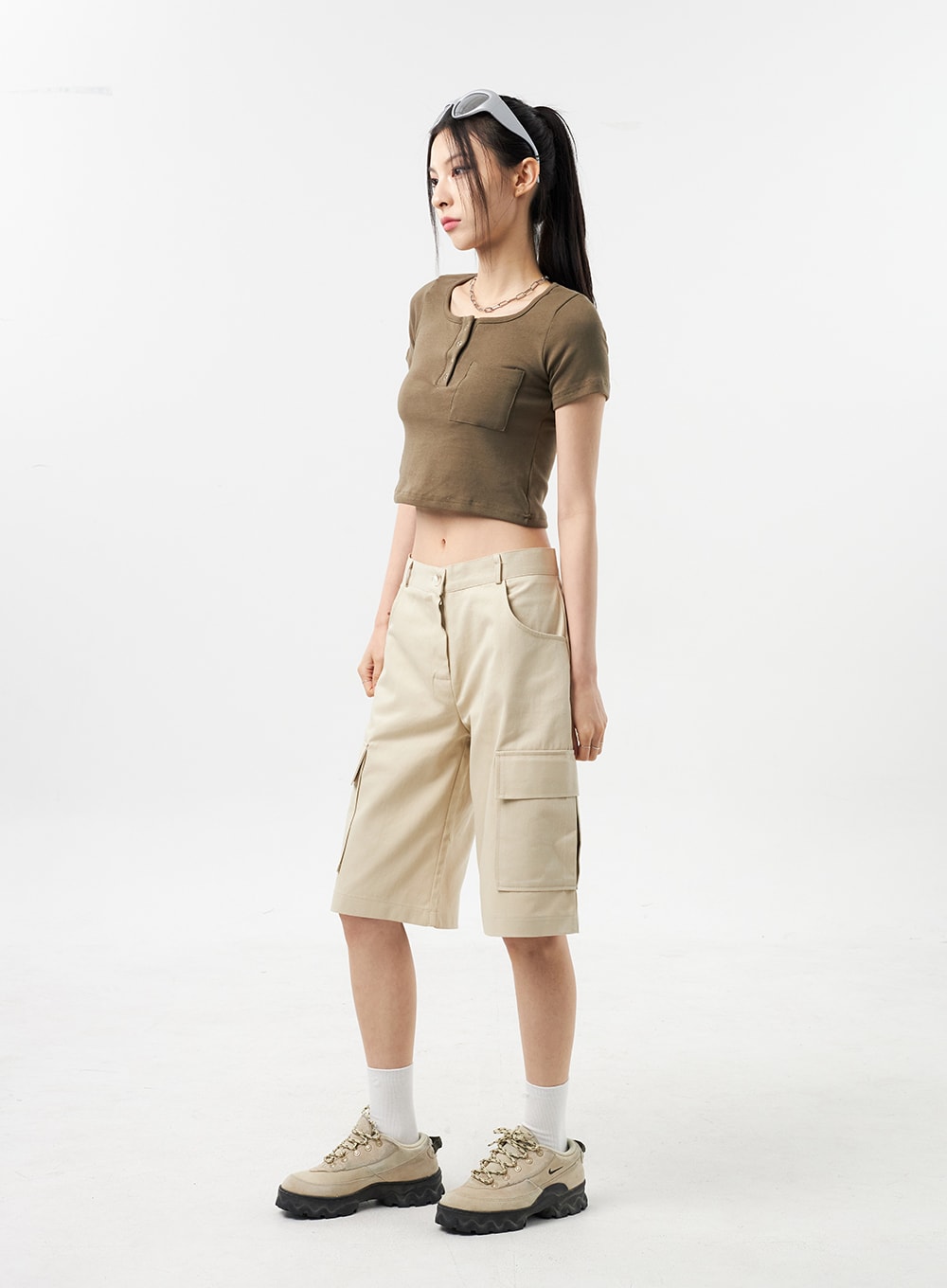 Snap Button Tee CU312