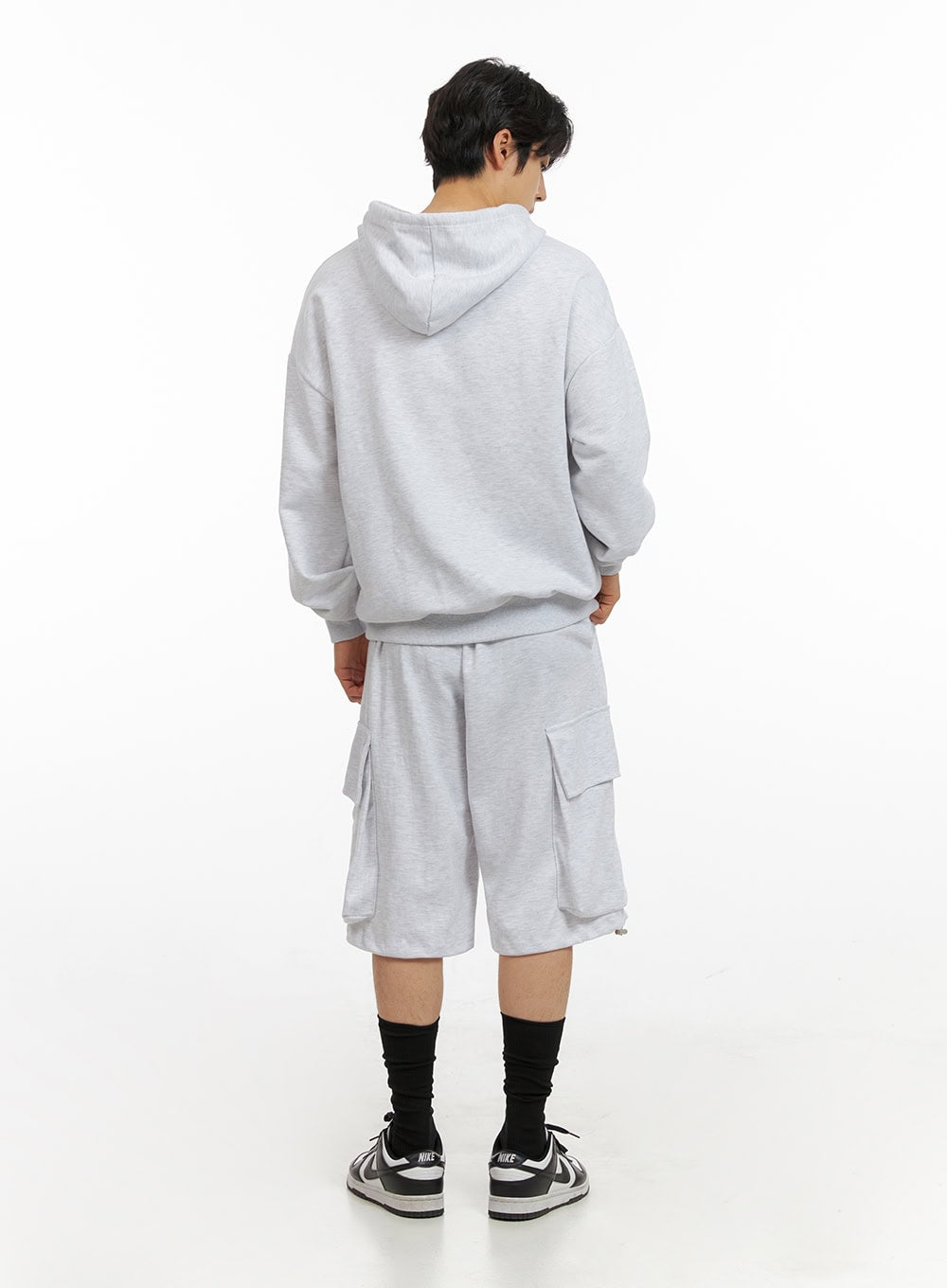Men's Cargo Sweatshorts (Light Gray) IG409