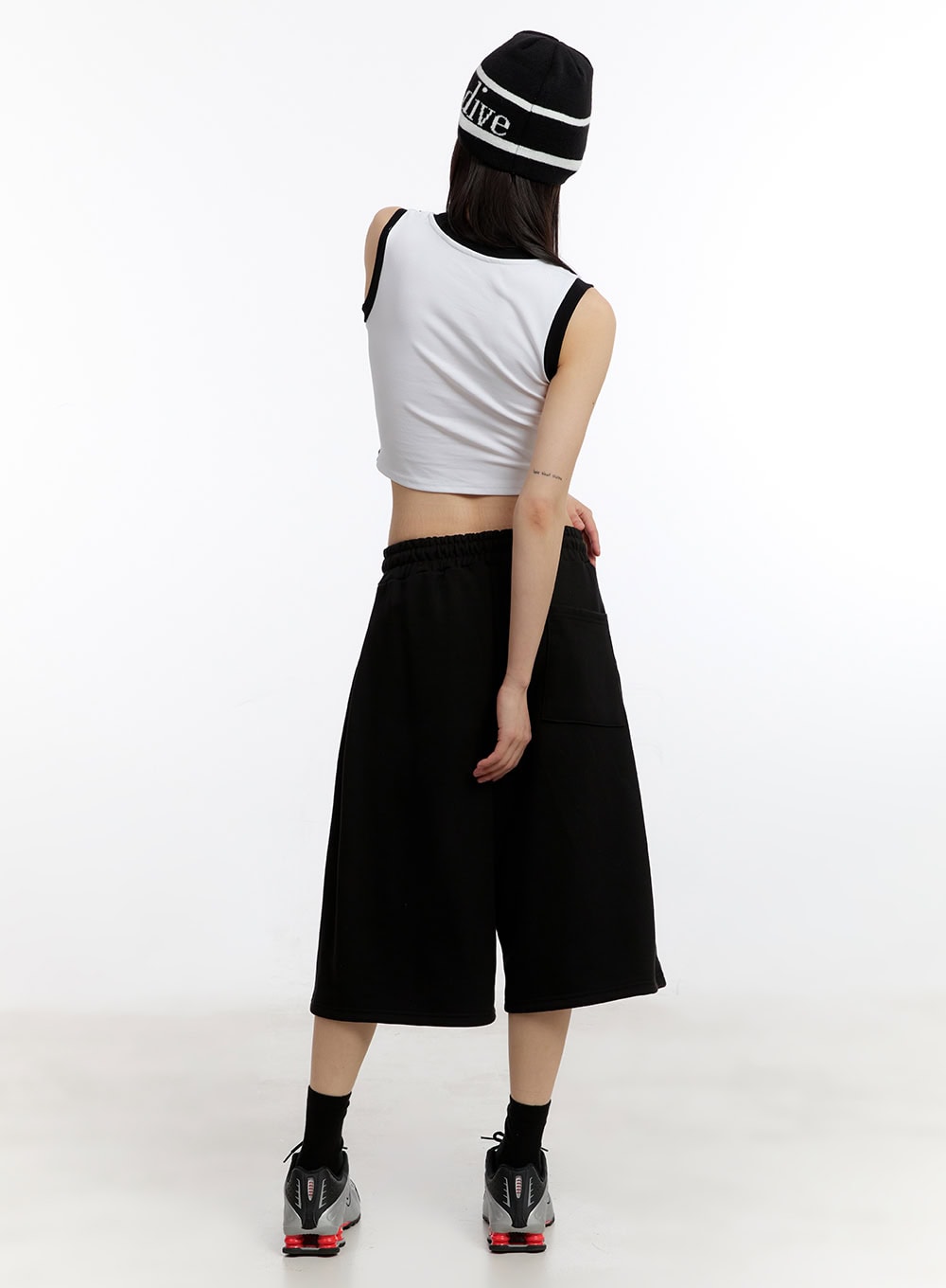 Oversize Midi Bermuda Sweatshorts CA509