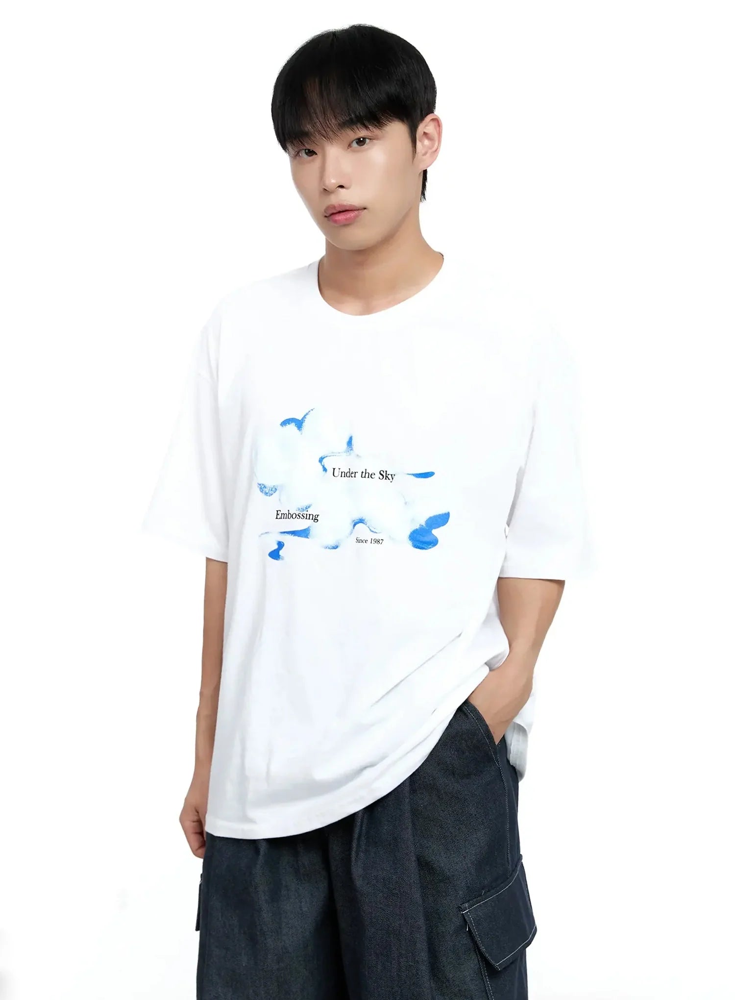 Men's Cloud Graphic T-shirt IG520