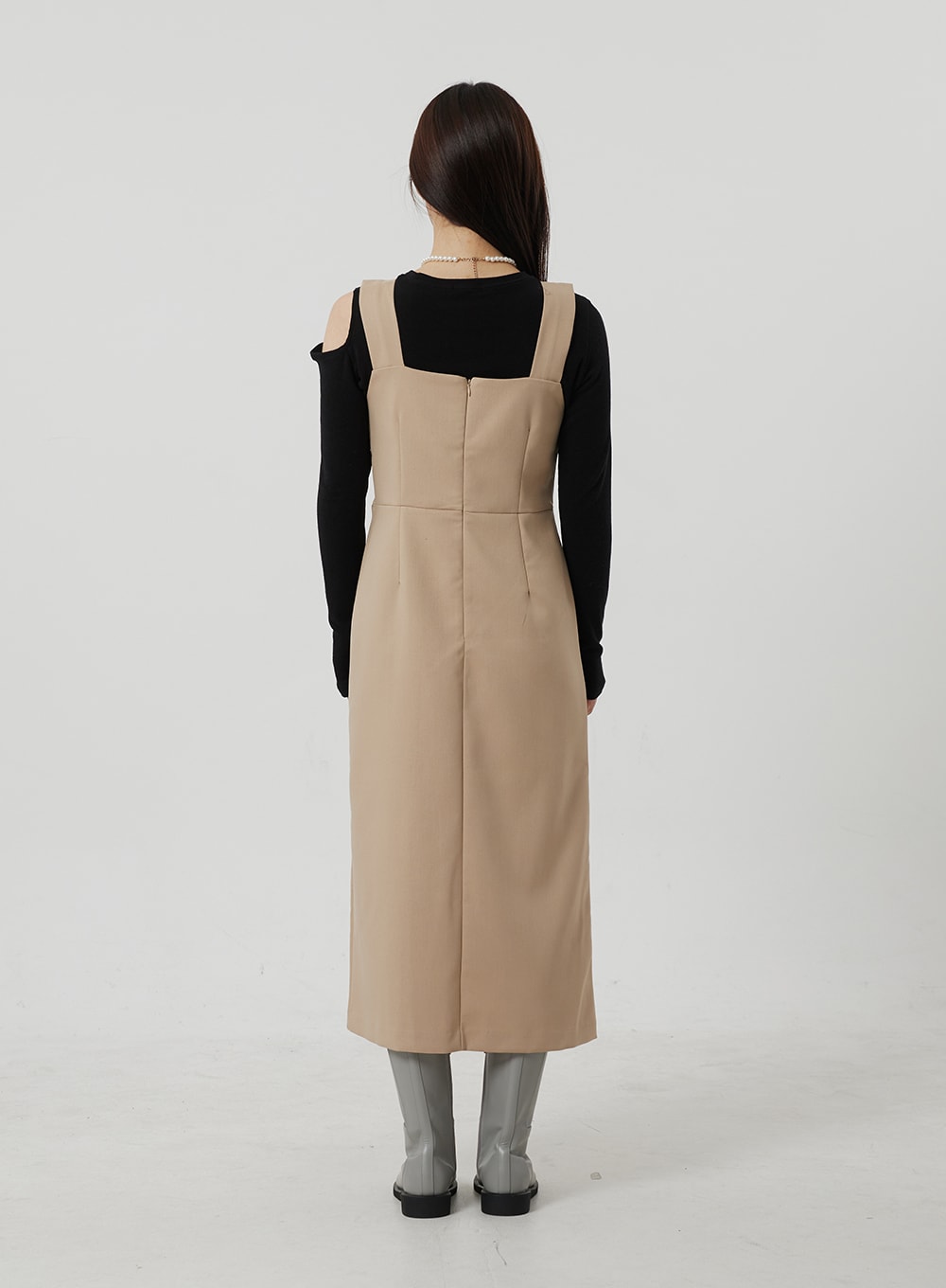 Wrapped Button Maxi Dress OF307