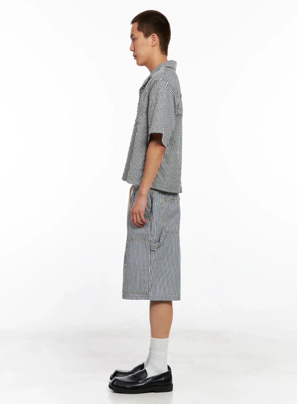 Men's Striped Bermuda Shorts IG511