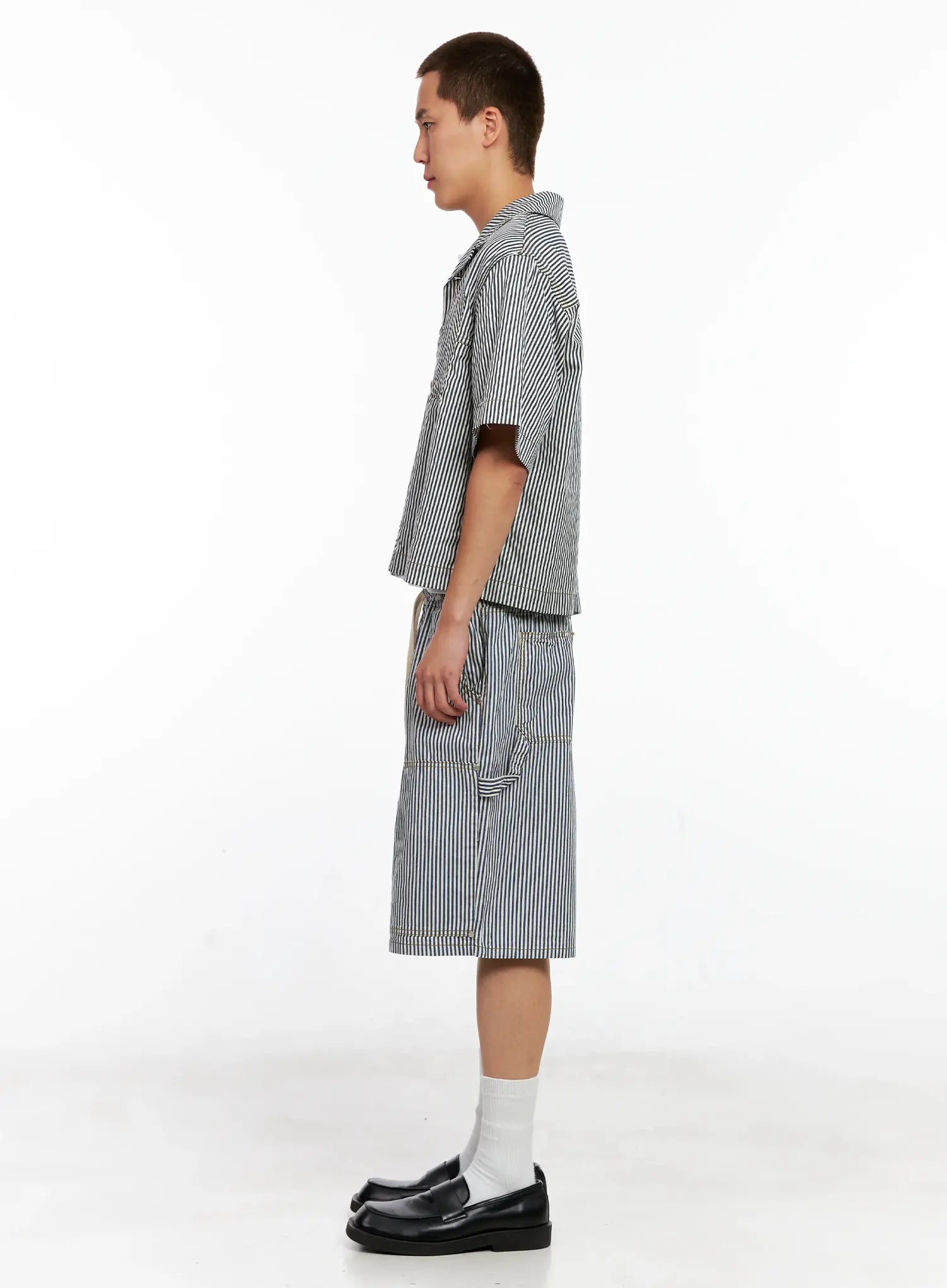 Men's Striped Bermuda Shorts IG511