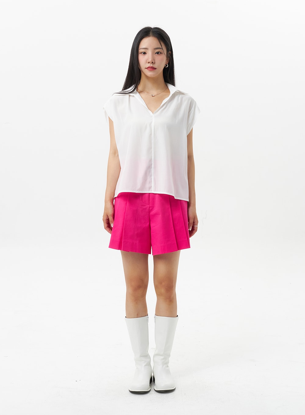 Drop Shoulder Blouse OU323