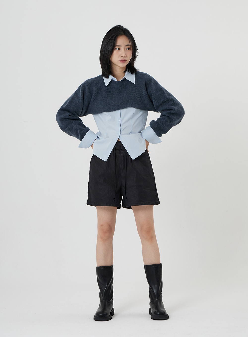 Long Sleeves Crop Knit ON23