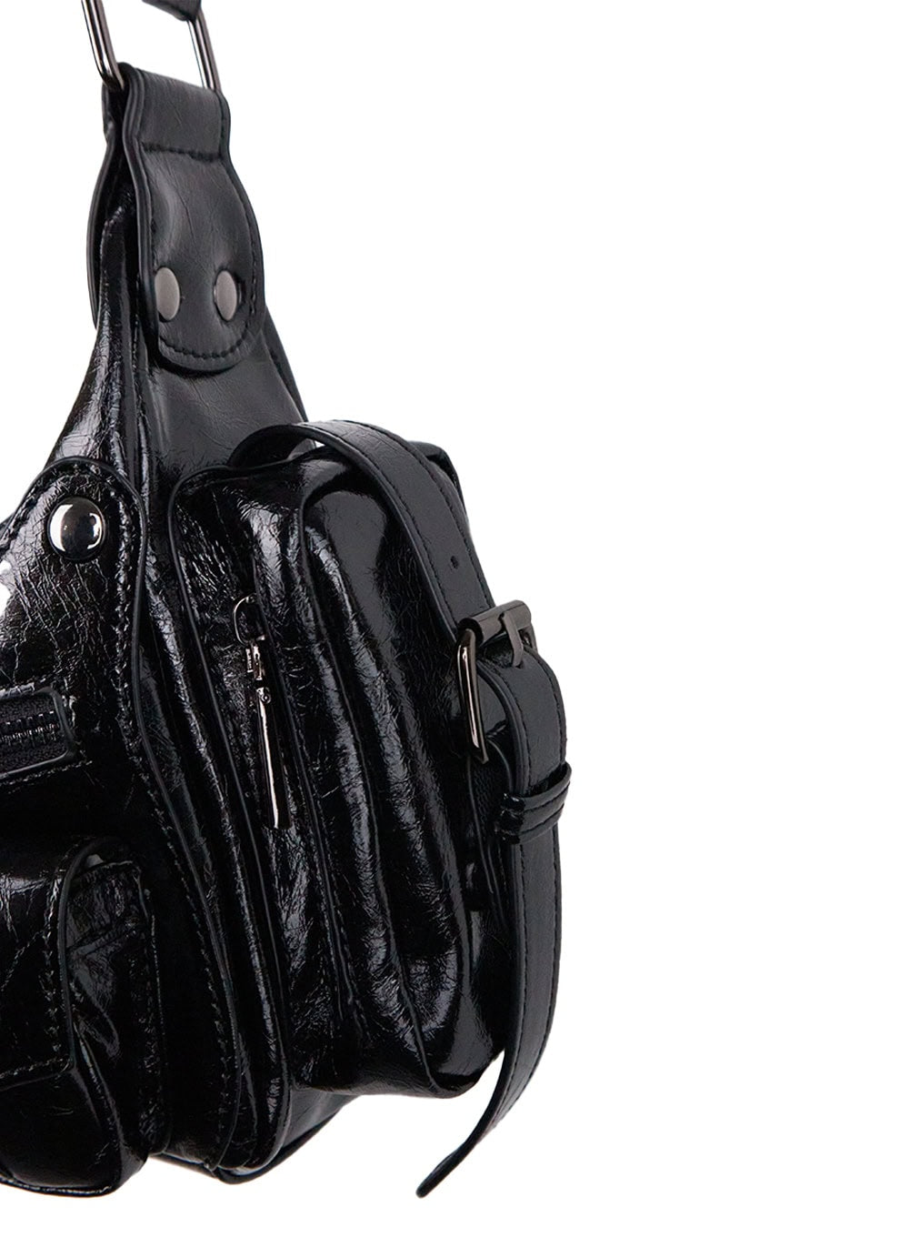 Studded Buckle Shoulder Bag CD411