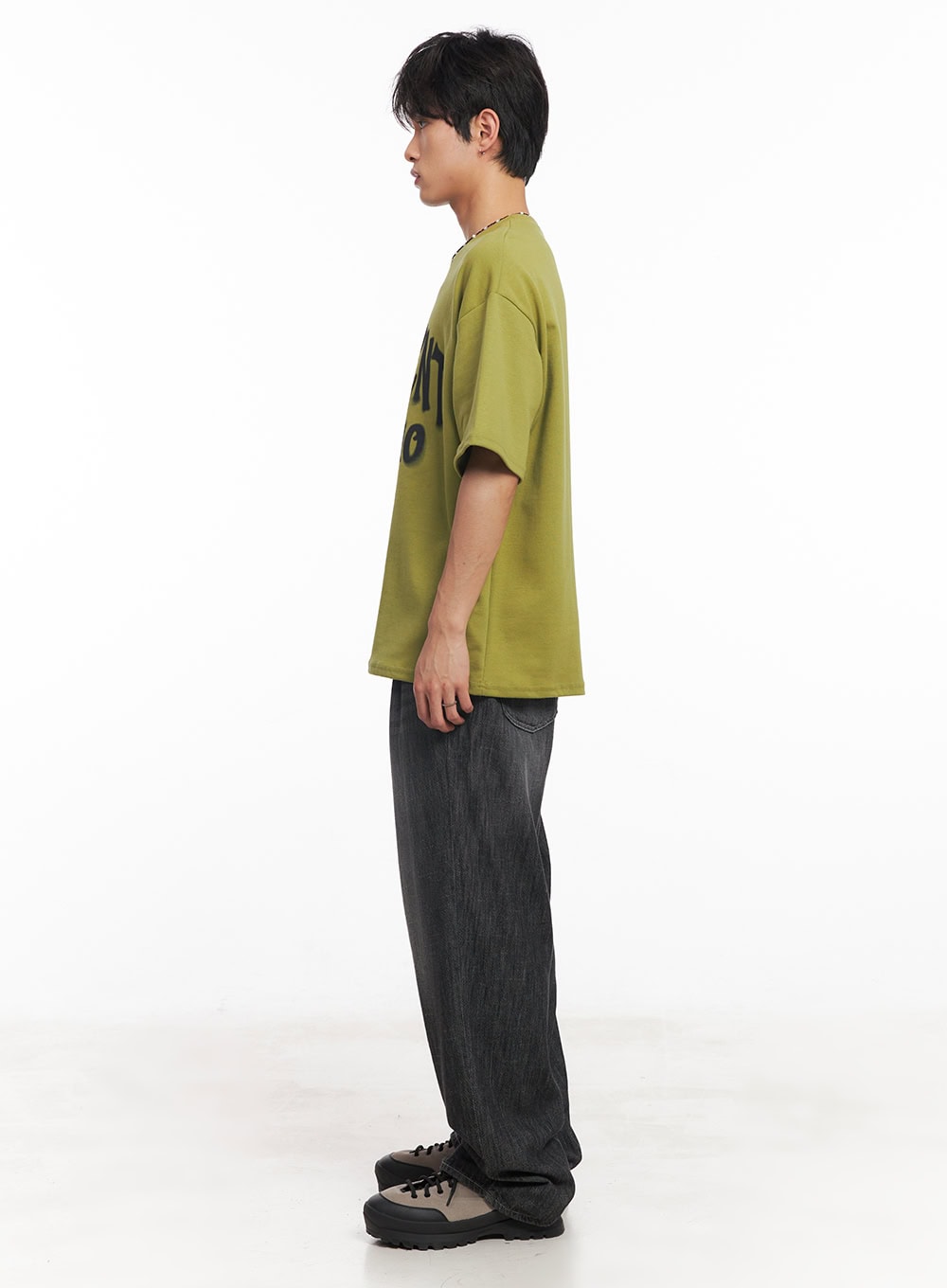 Men's Pintuck Linen Comfort Jeans IY508