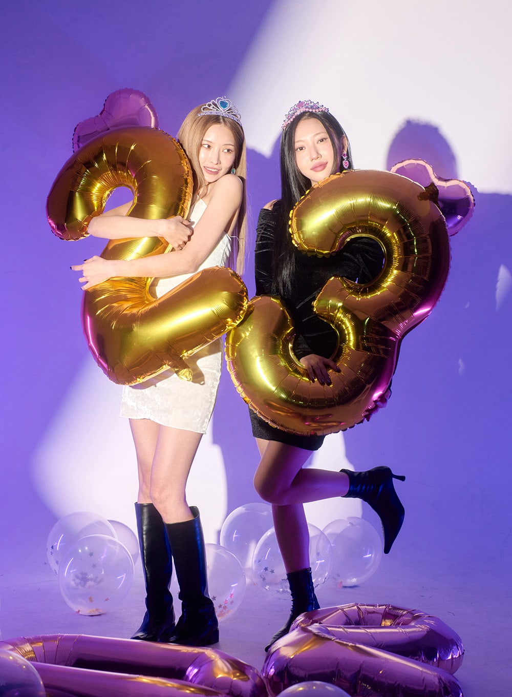 Velvet Off-Shoulder Mesh Neck Mini Dress BD23