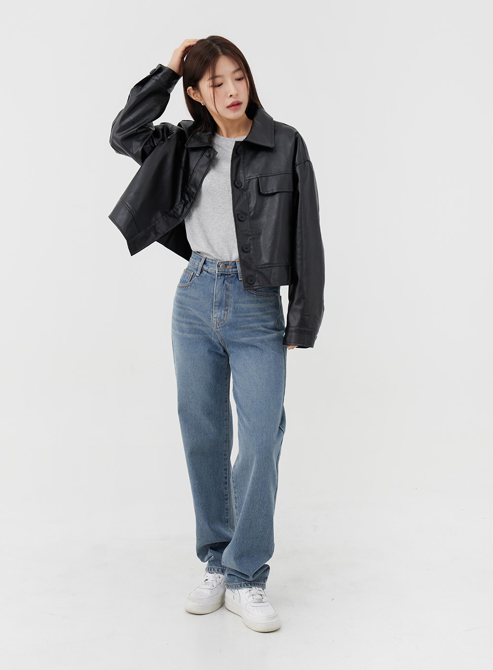 Daily Round Neck Long Sleeve T-Shirt IG24