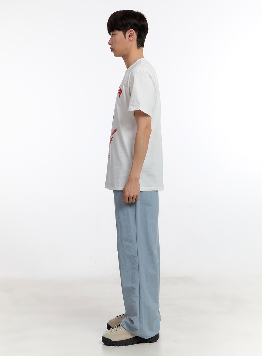 Men's Teddy Graphic Print T-Shirt IA504