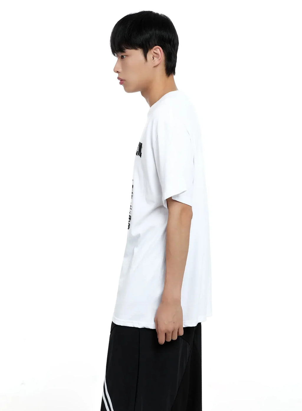 Men's Text Graphic T-shirt IG520