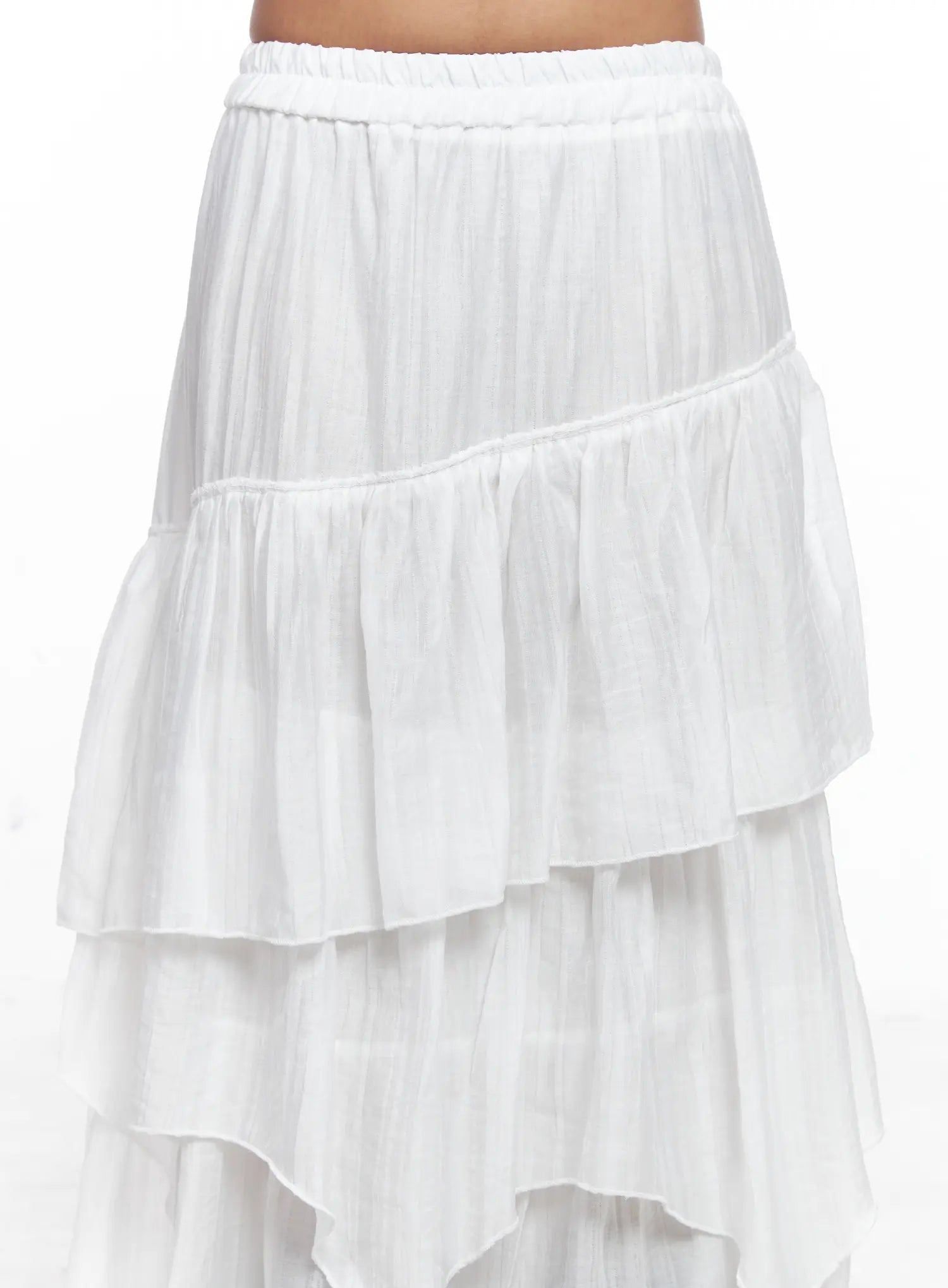 Bohemian Tiered Flowy Maxi Skirt CO510