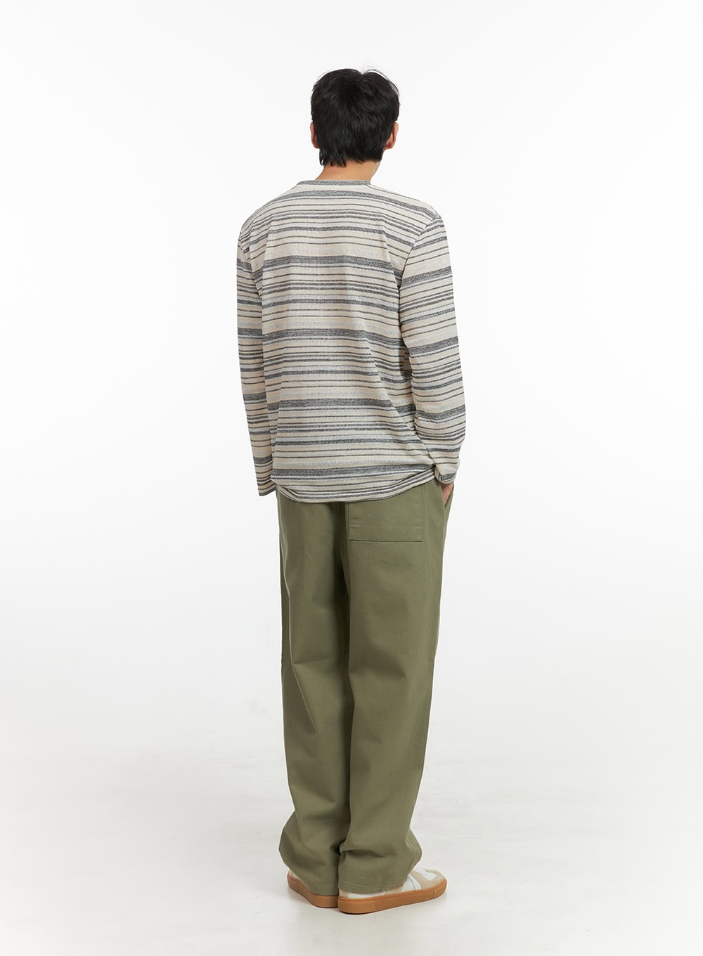 Men's Banding Cotton Pants IU405