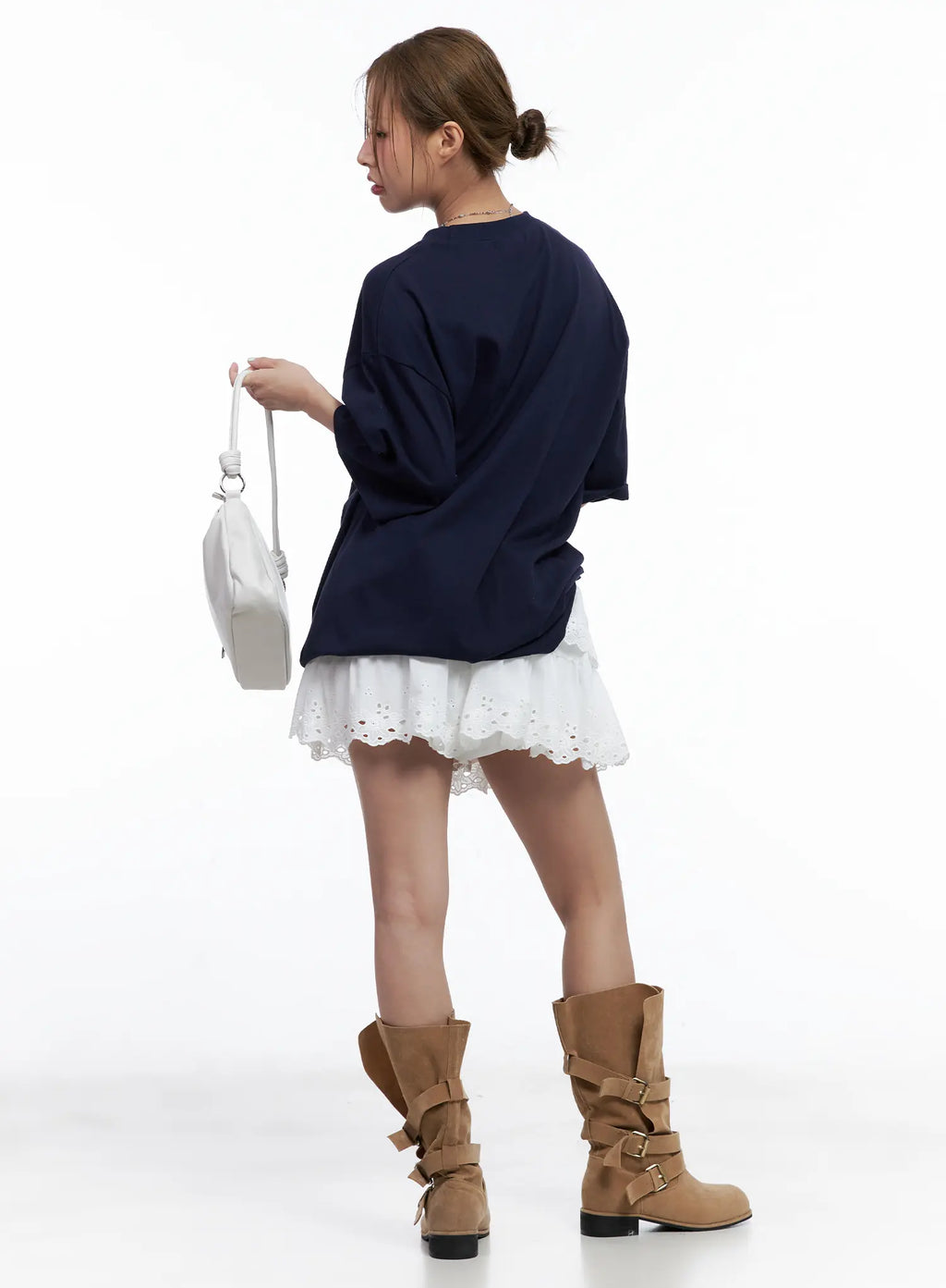 Oversized Graphic Short-Sleeve Tee CL514