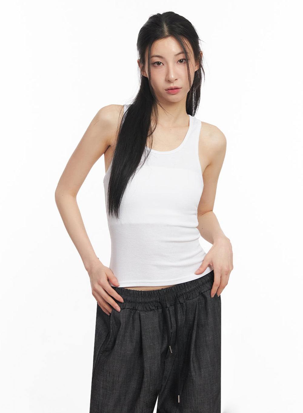 Essential Cross-Back Tank Top IY529